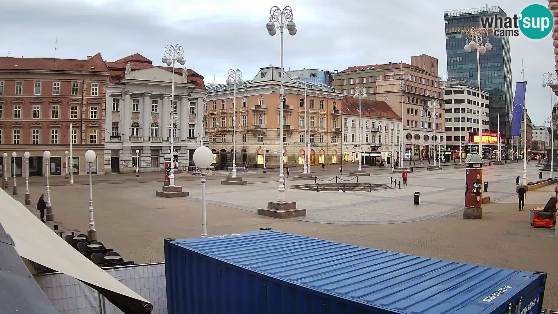 Zagreb camera en vivo plaza Bana Jelačić