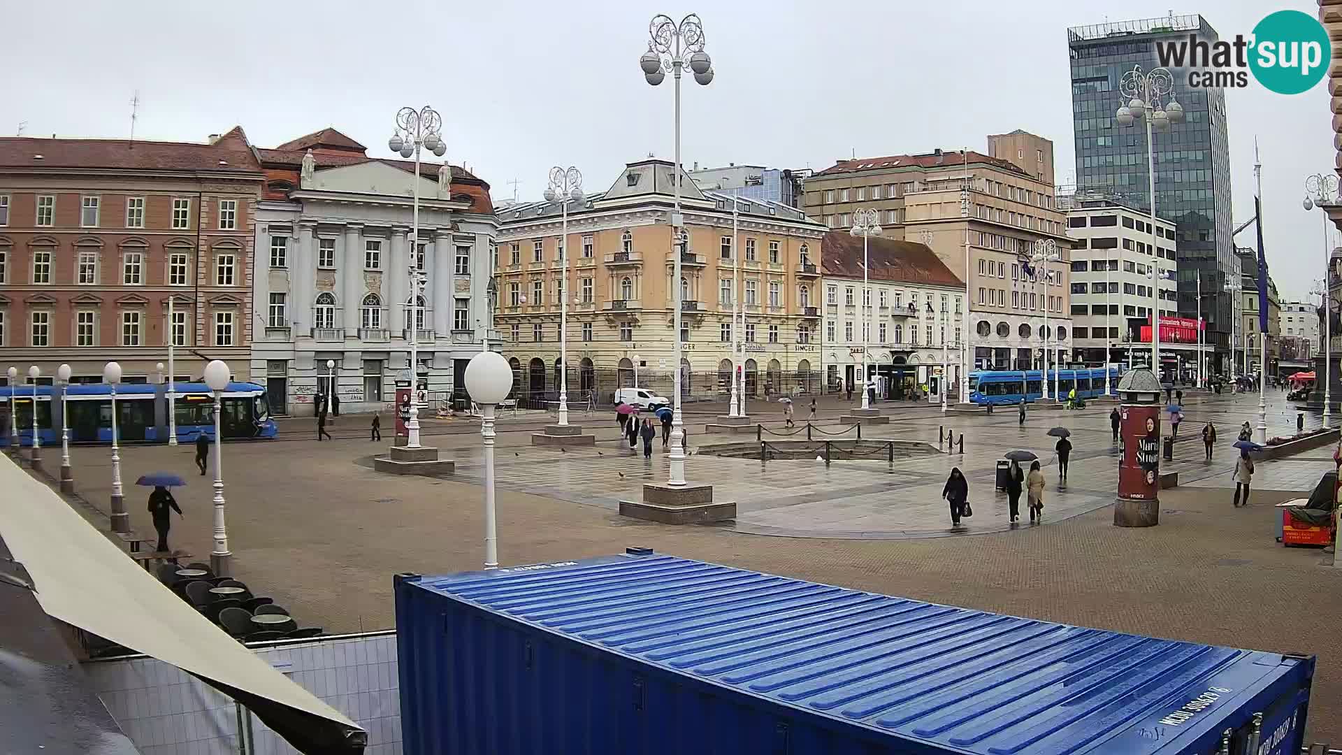 Zagreb camera en vivo plaza Bana Jelačić