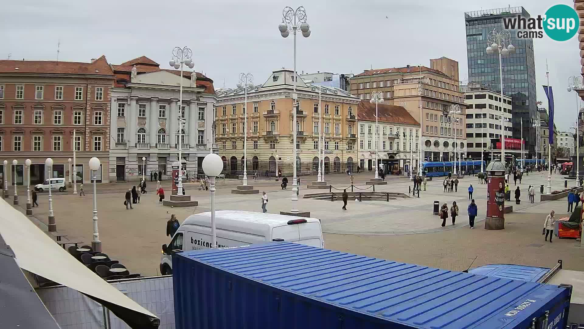 Zagreb camera en vivo plaza Bana Jelačić
