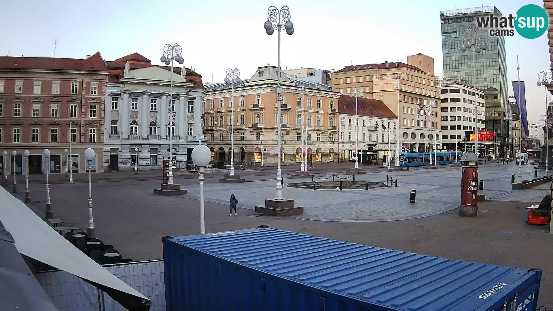 Zagreb Live Webcam Platz Bana Jelačić