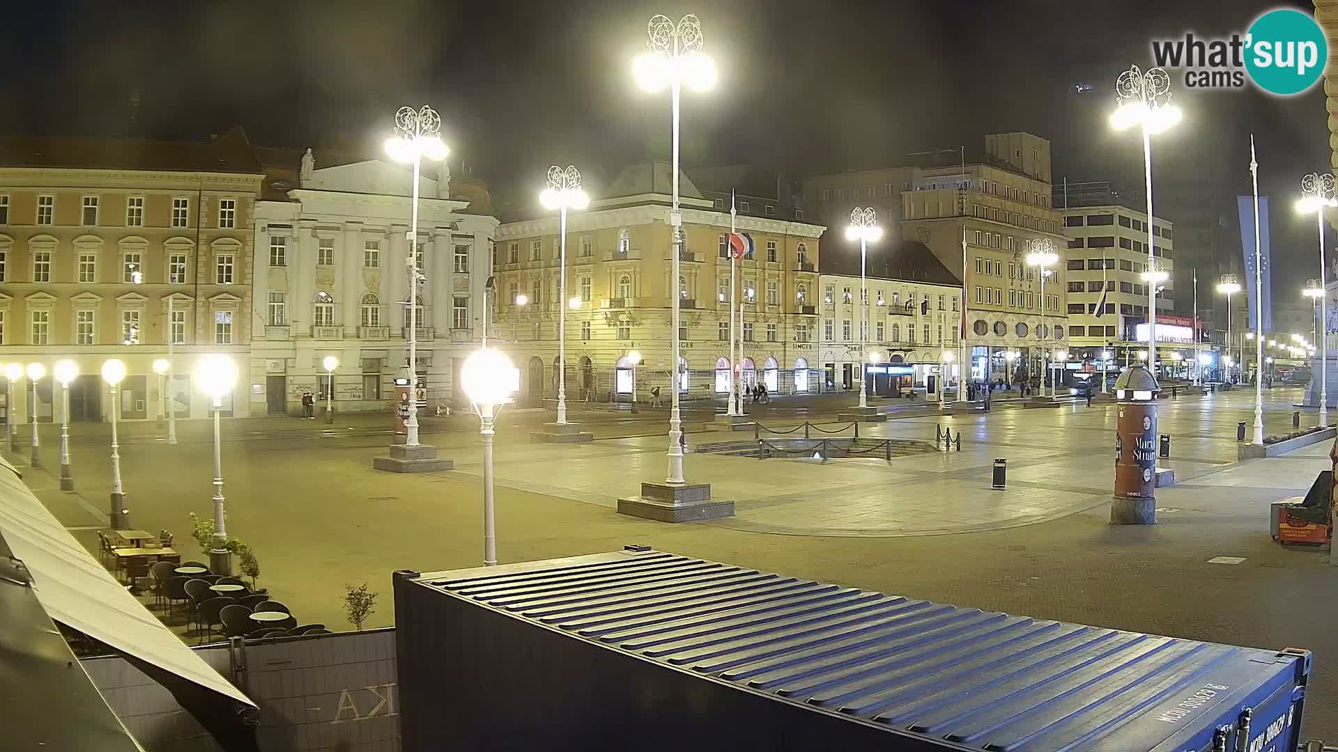 Zagreb Live Webcam Platz Bana Jelačić