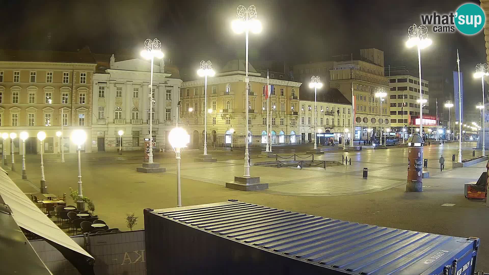 Zagreb camera en vivo plaza Bana Jelačić