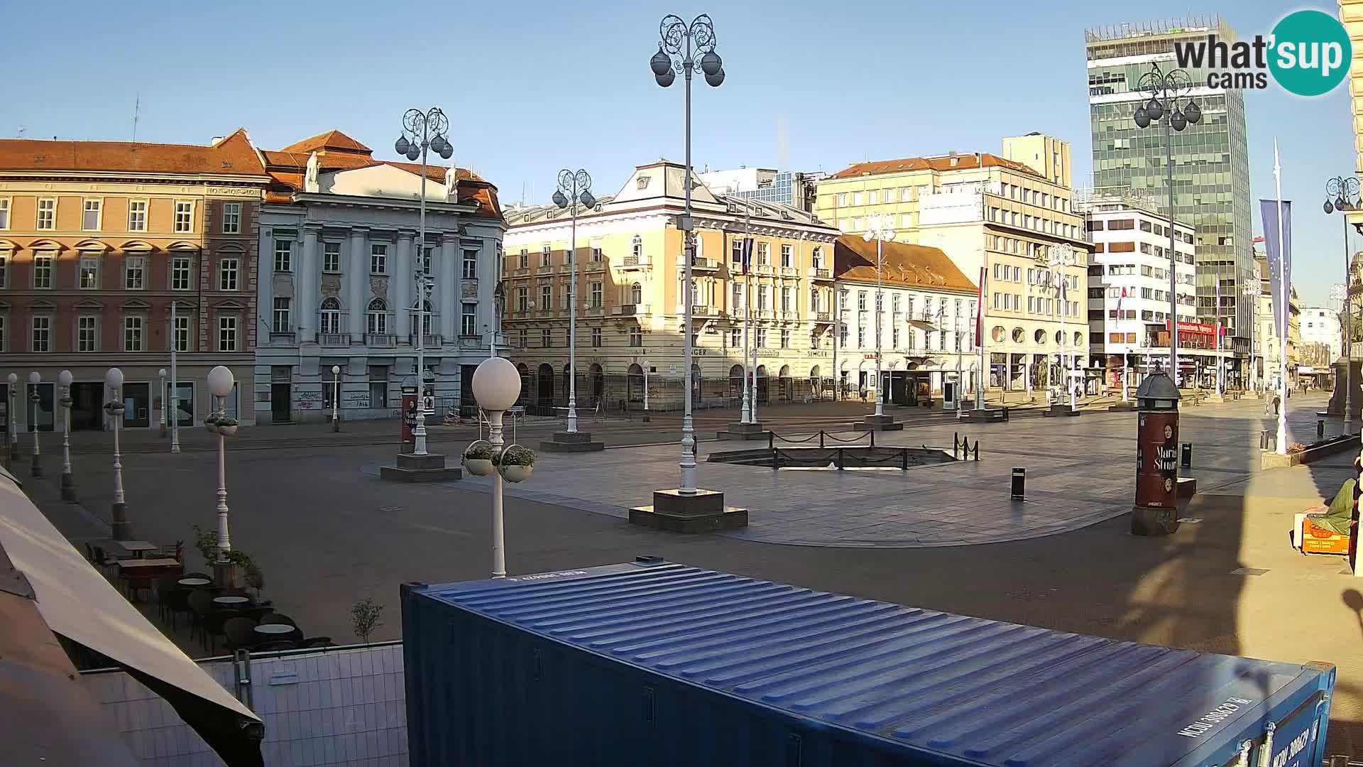 Zagreb Live Webcam Platz Bana Jelačić