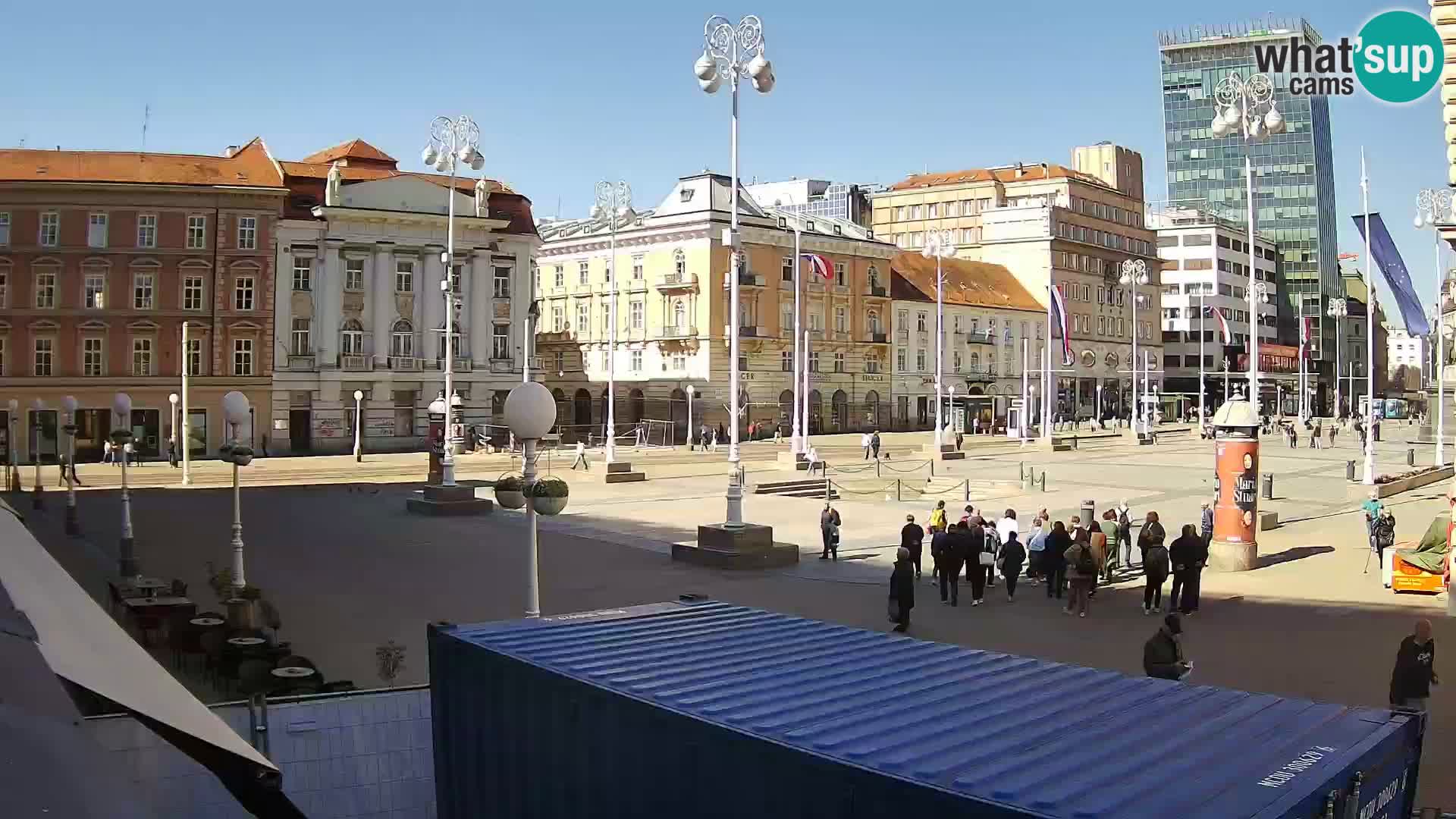 Zagabria Live Webcam piazza Bana Jelačić