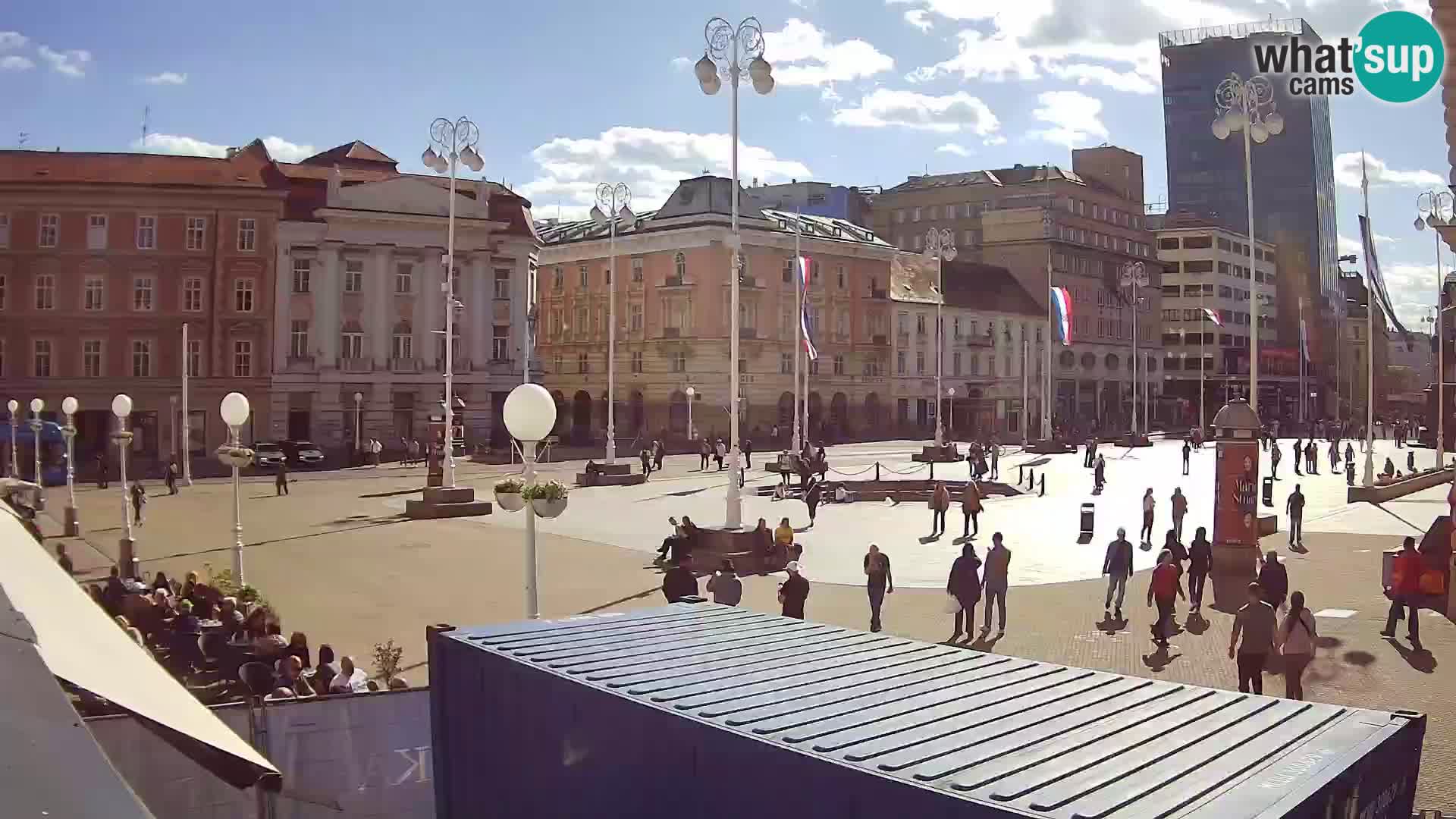 Zagabria Live Webcam piazza Bana Jelačić