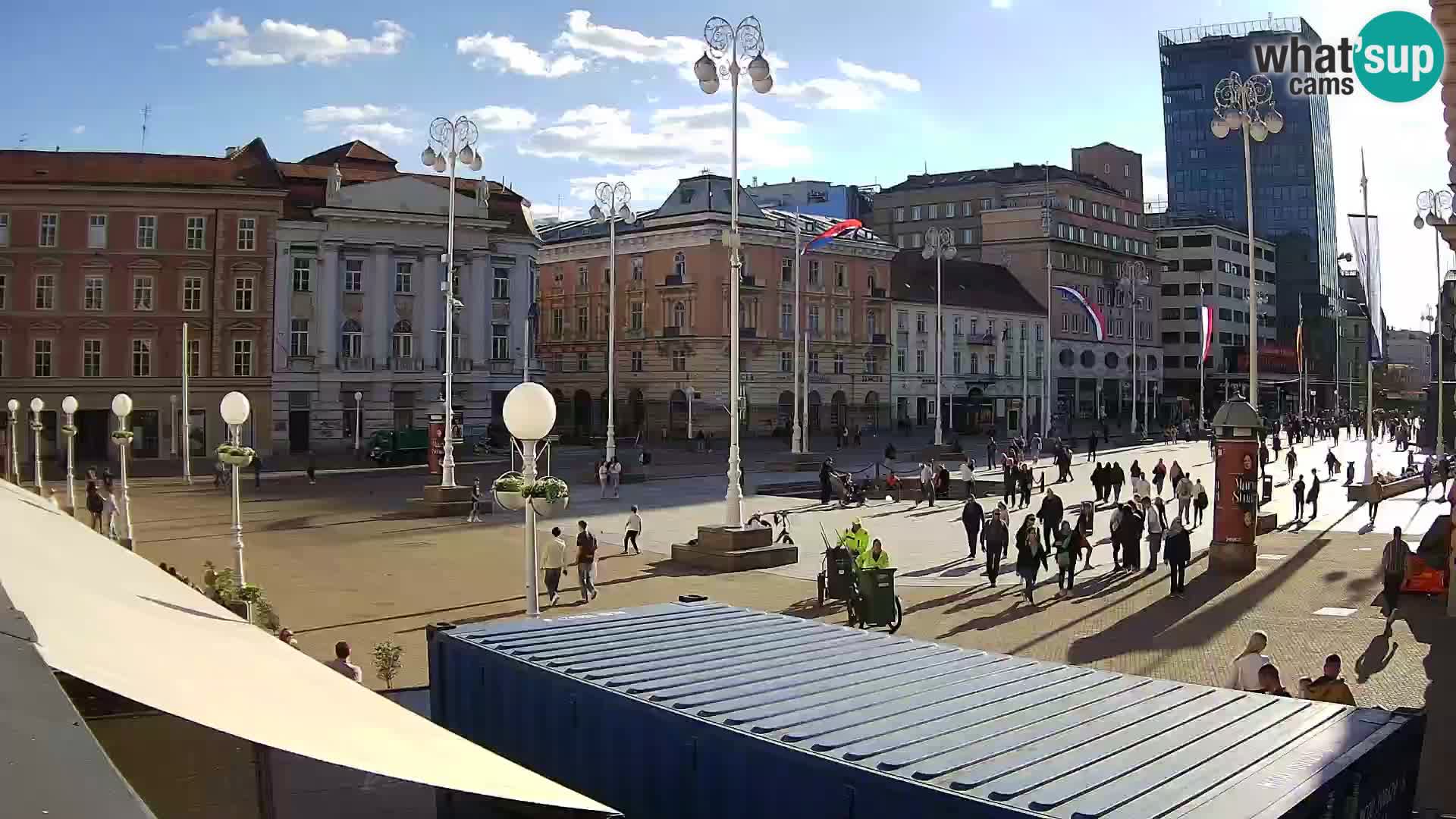 Zagabria Live Webcam piazza Bana Jelačić