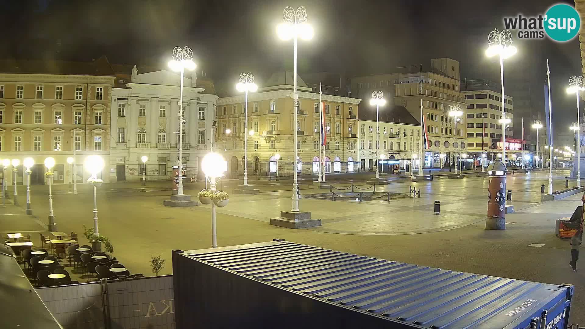 Zagreb Live Webcam Platz Bana Jelačić