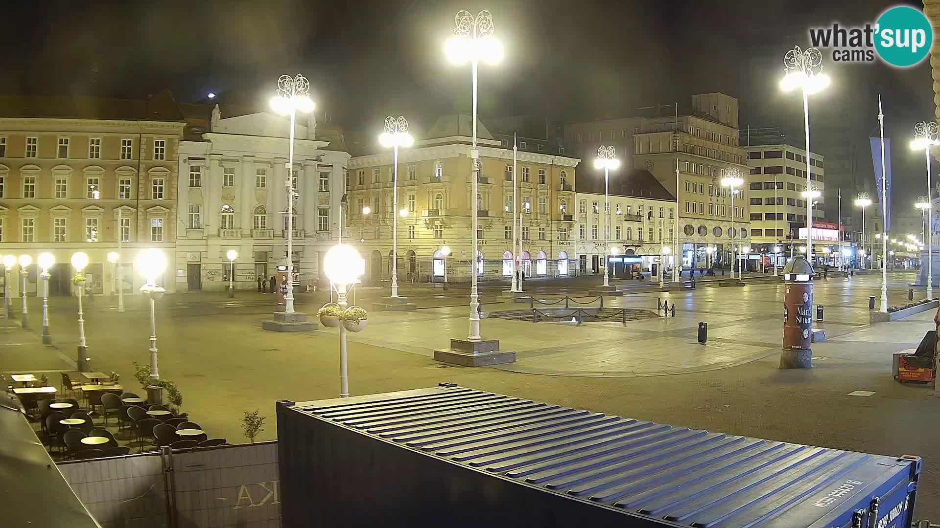 Zagreb Live Webcam Platz Bana Jelačić