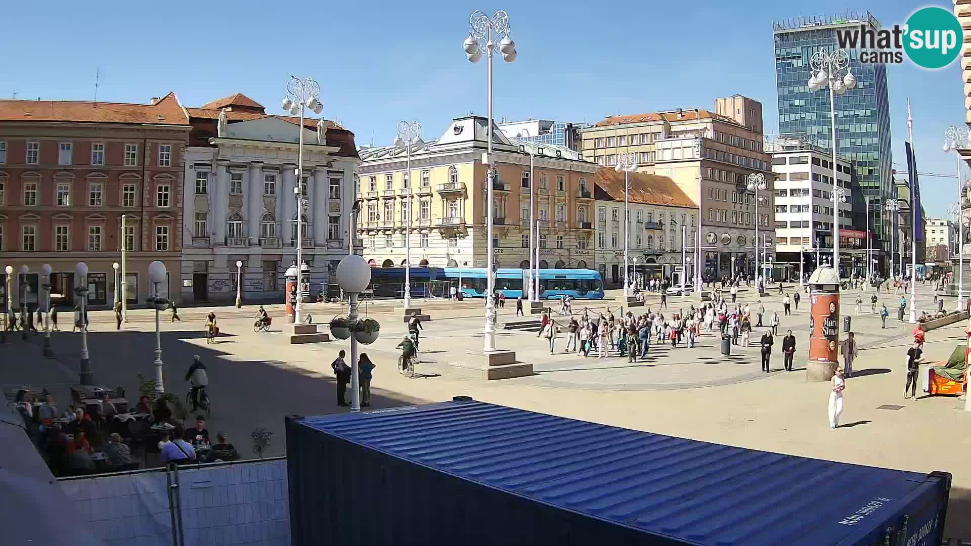 Zagreb Live Webcam Platz Bana Jelačić