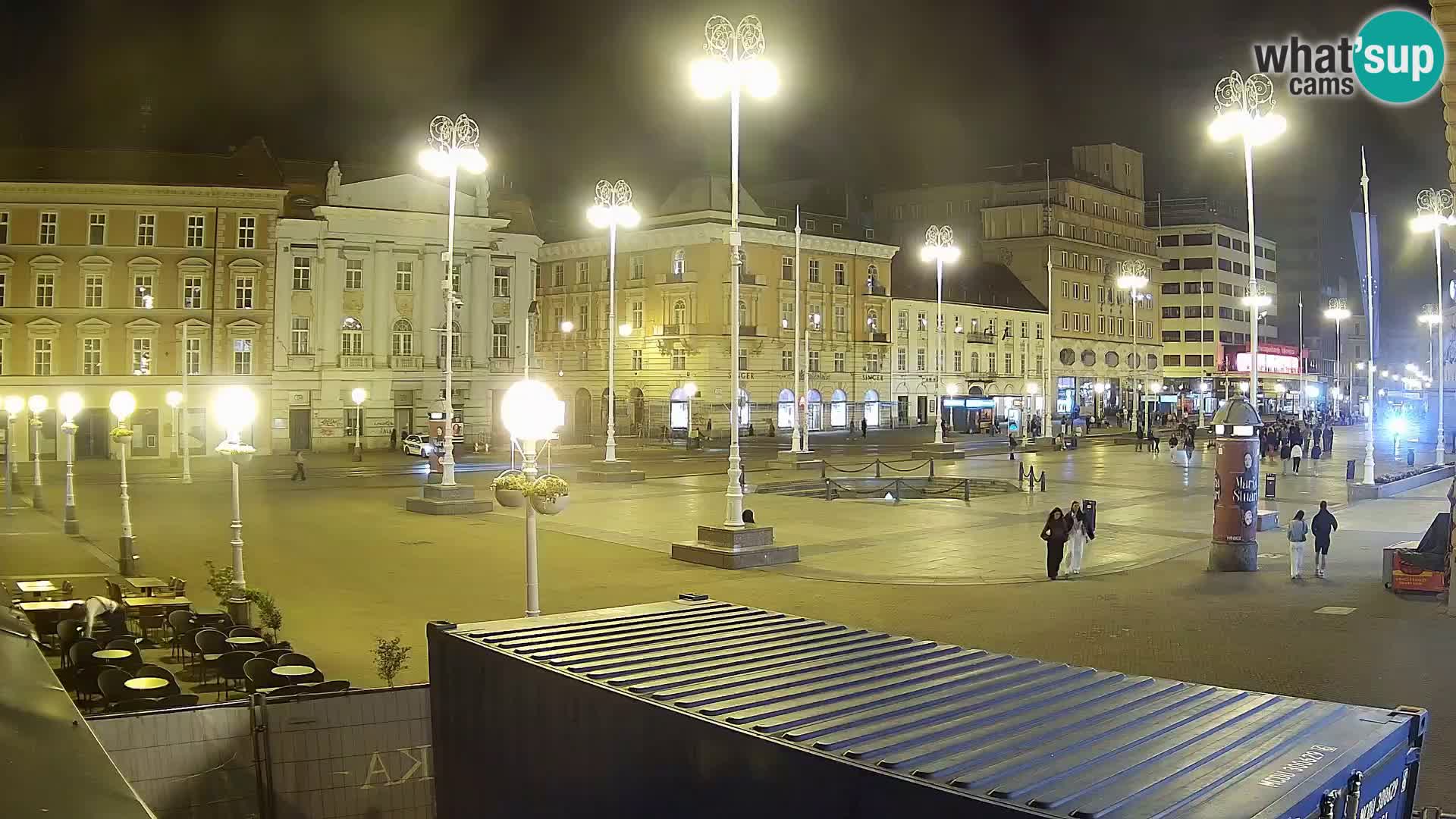 Zagreb camera en vivo plaza Bana Jelačić