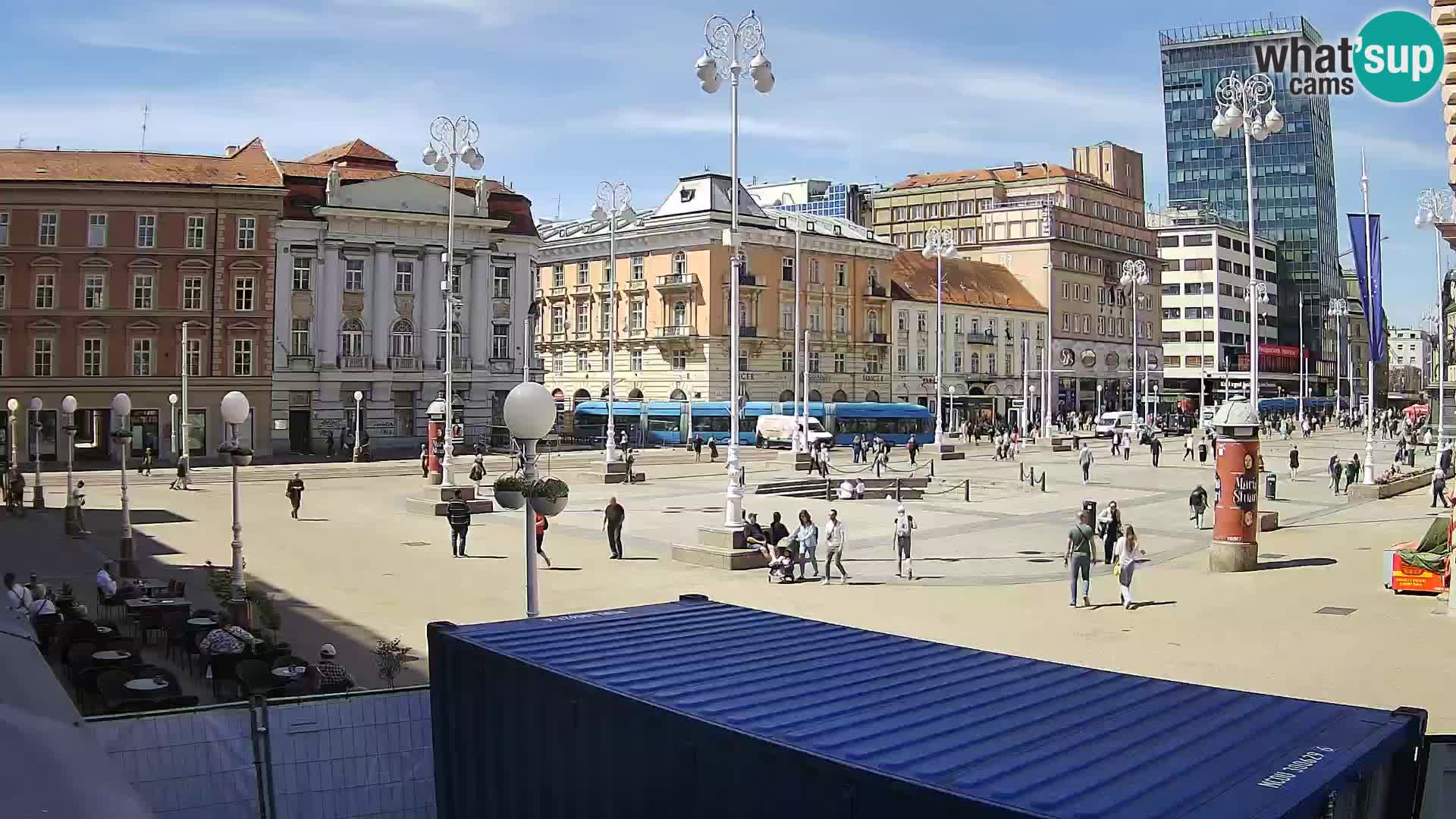 Zagreb camera en vivo plaza Bana Jelačić