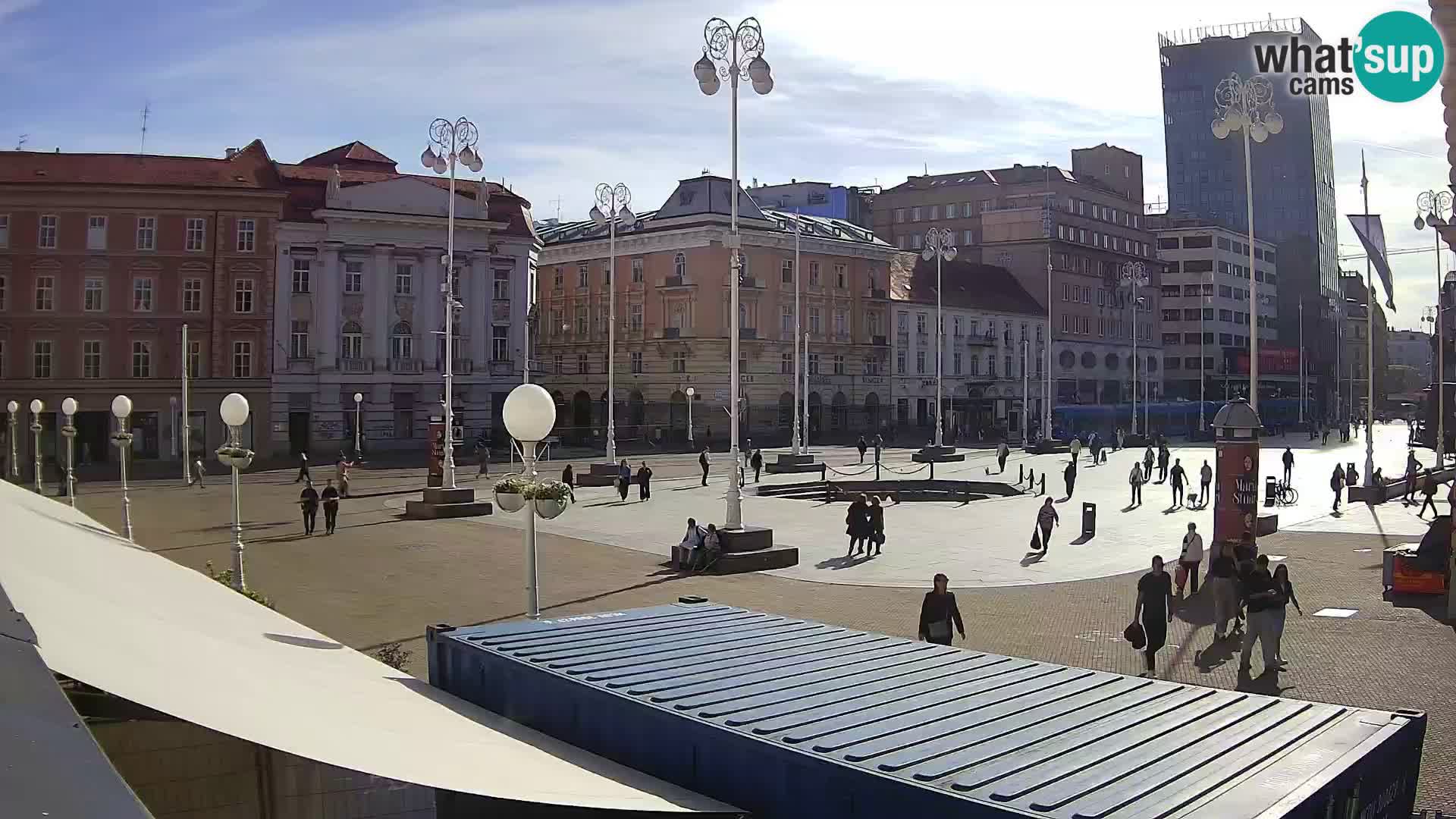 Zagreb Live Webcam Platz Bana Jelačić