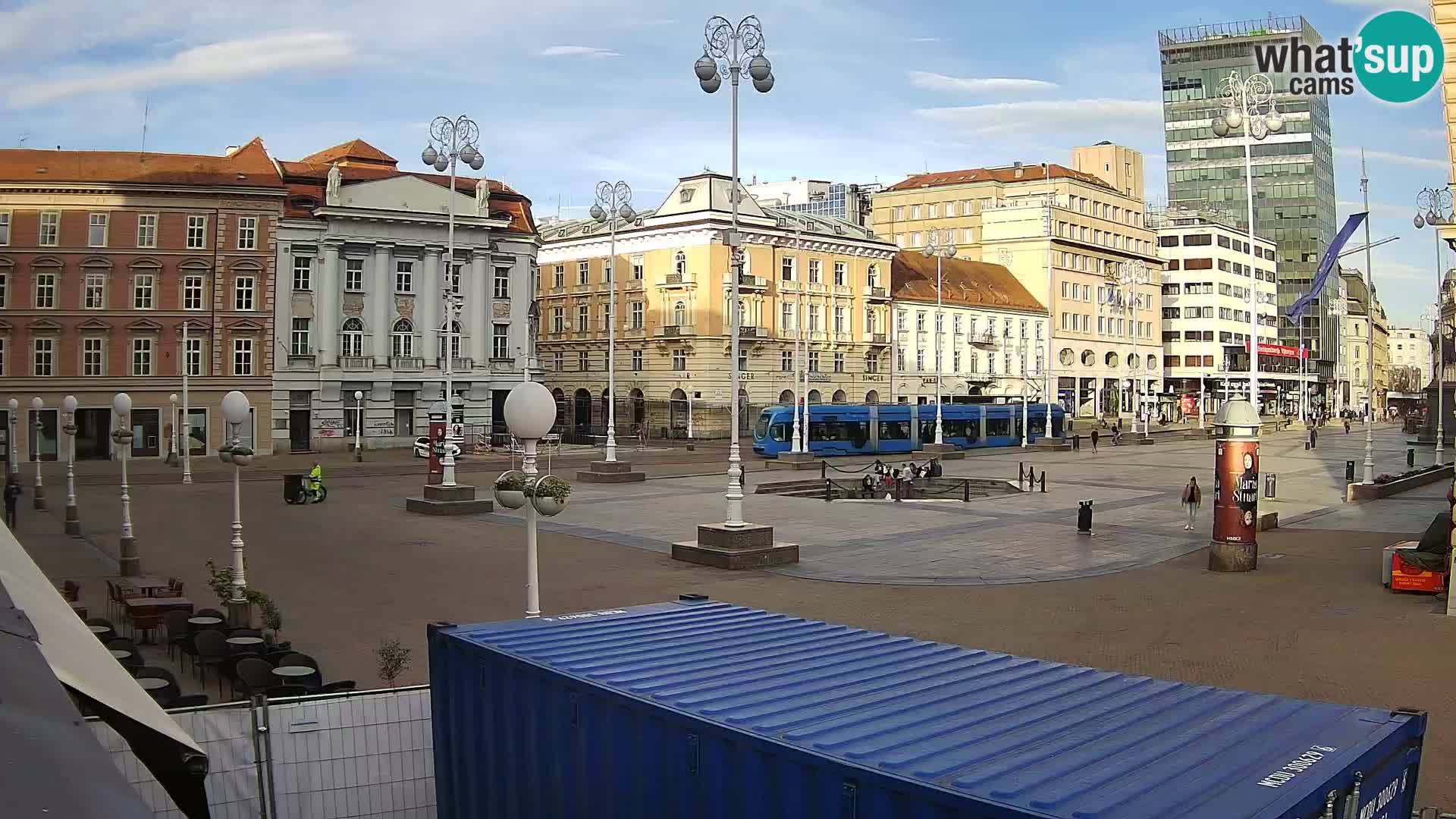 Zagreb camera en vivo plaza Bana Jelačić