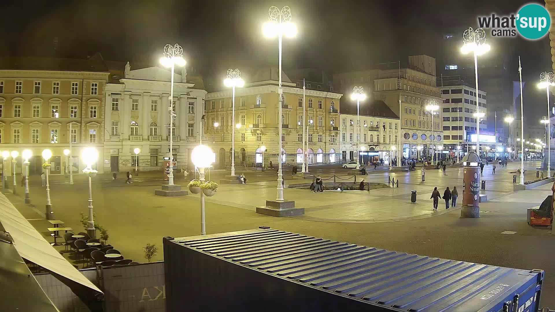 Zagreb camera en vivo plaza Bana Jelačić
