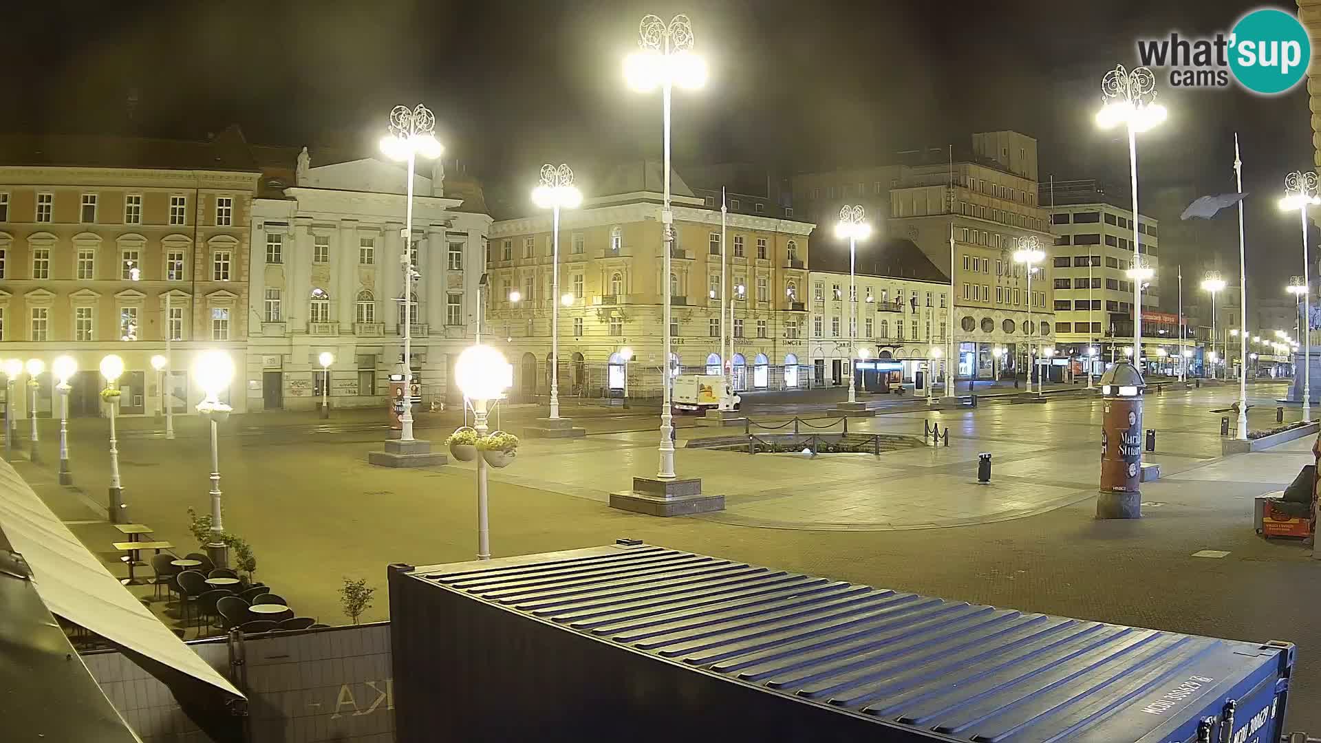 Zagreb web kamera trg Bana Jelačića