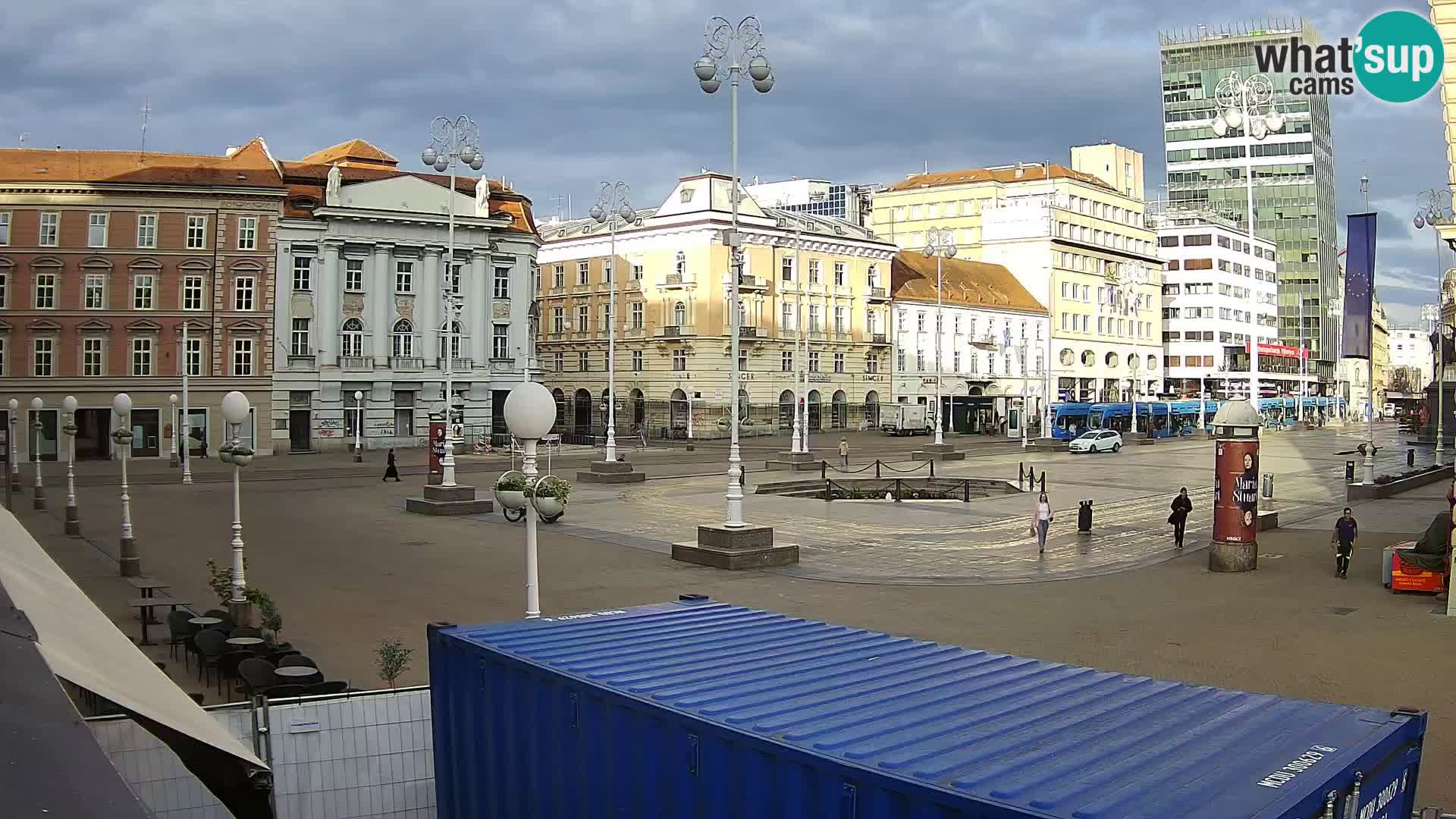 Zagreb camera en vivo plaza Bana Jelačić