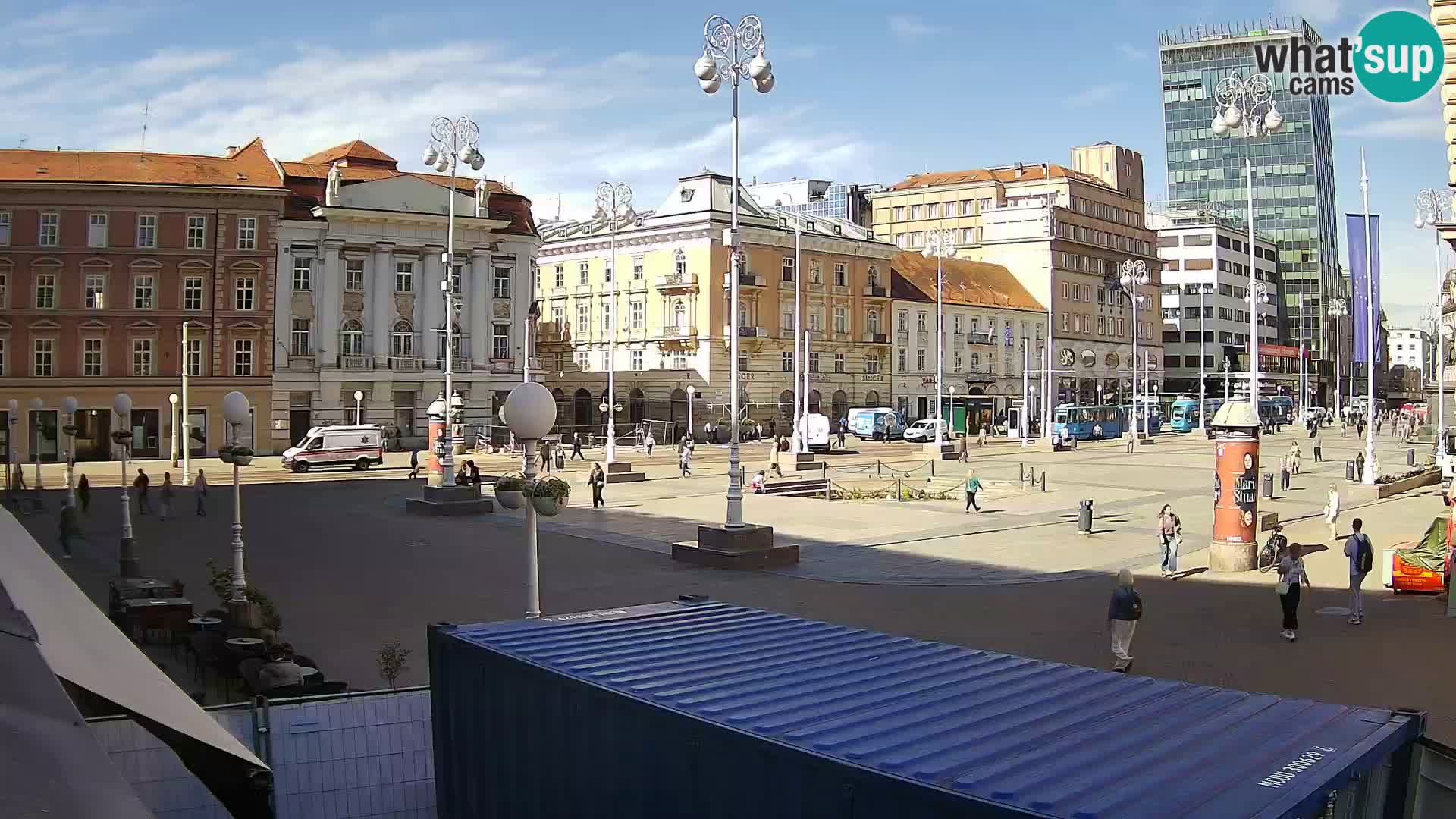 Zagabria Live Webcam piazza Bana Jelačić