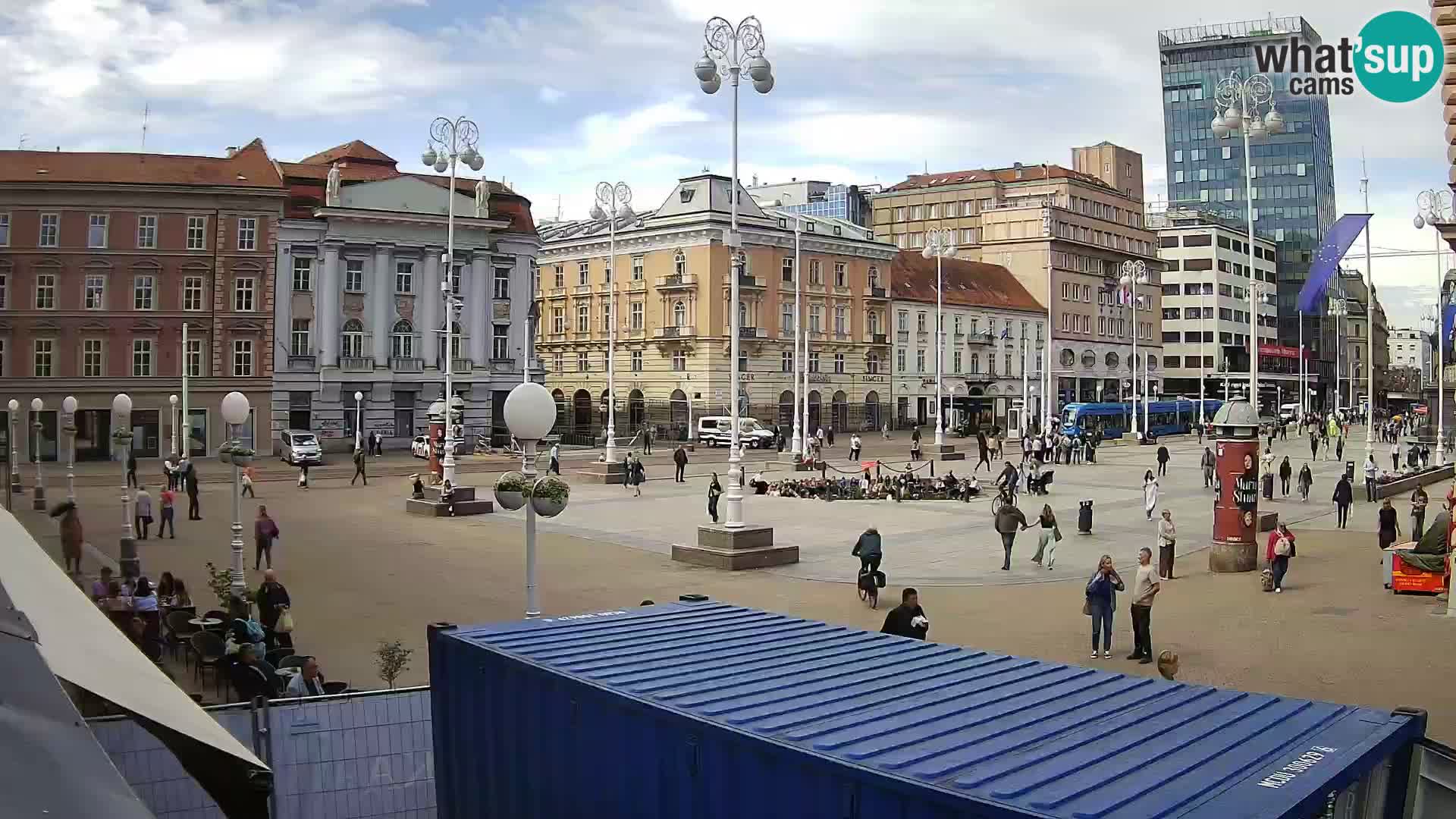 Zagabria Live Webcam piazza Bana Jelačić