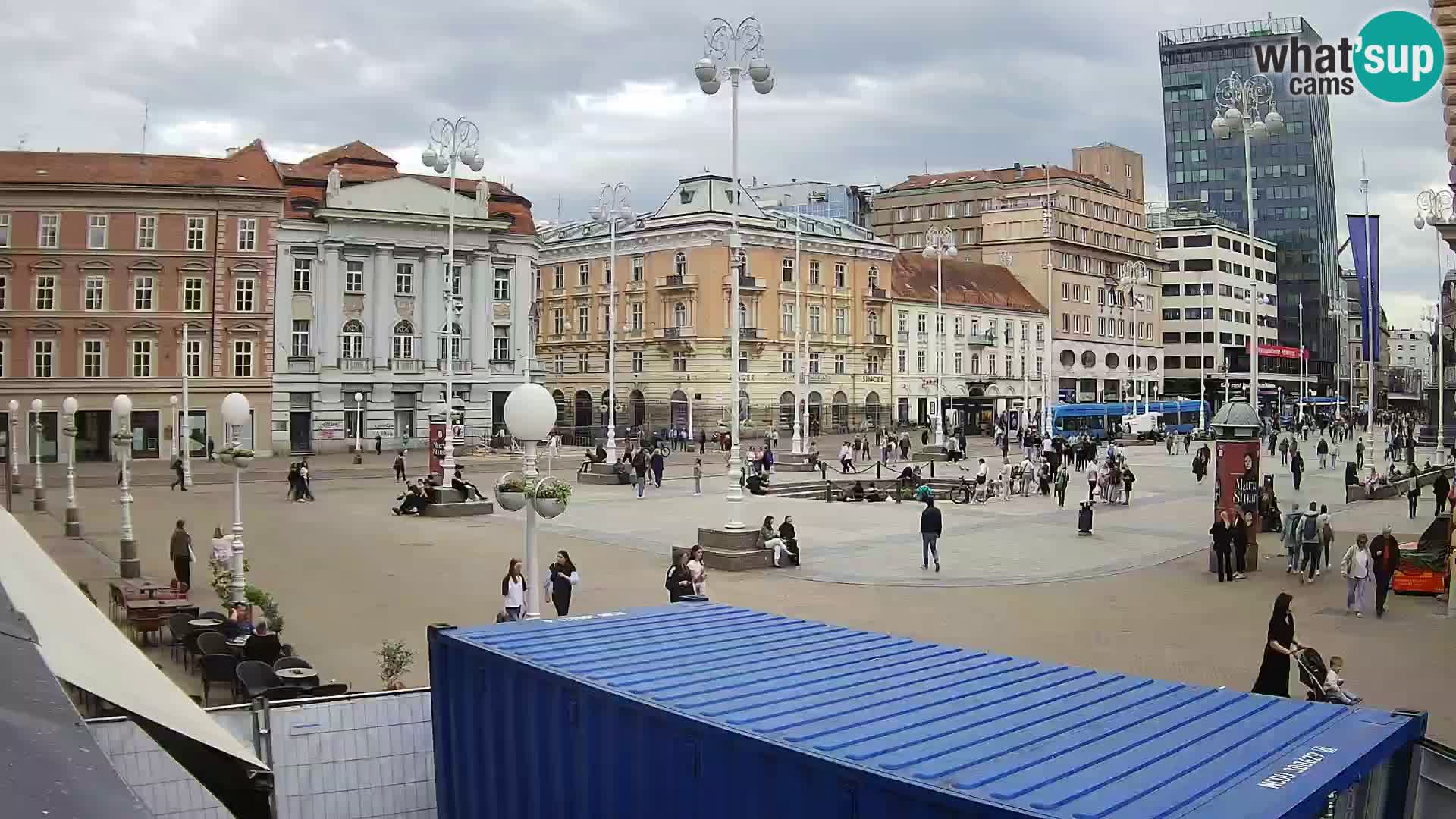 Zagreb Live Webcam Platz Bana Jelačić