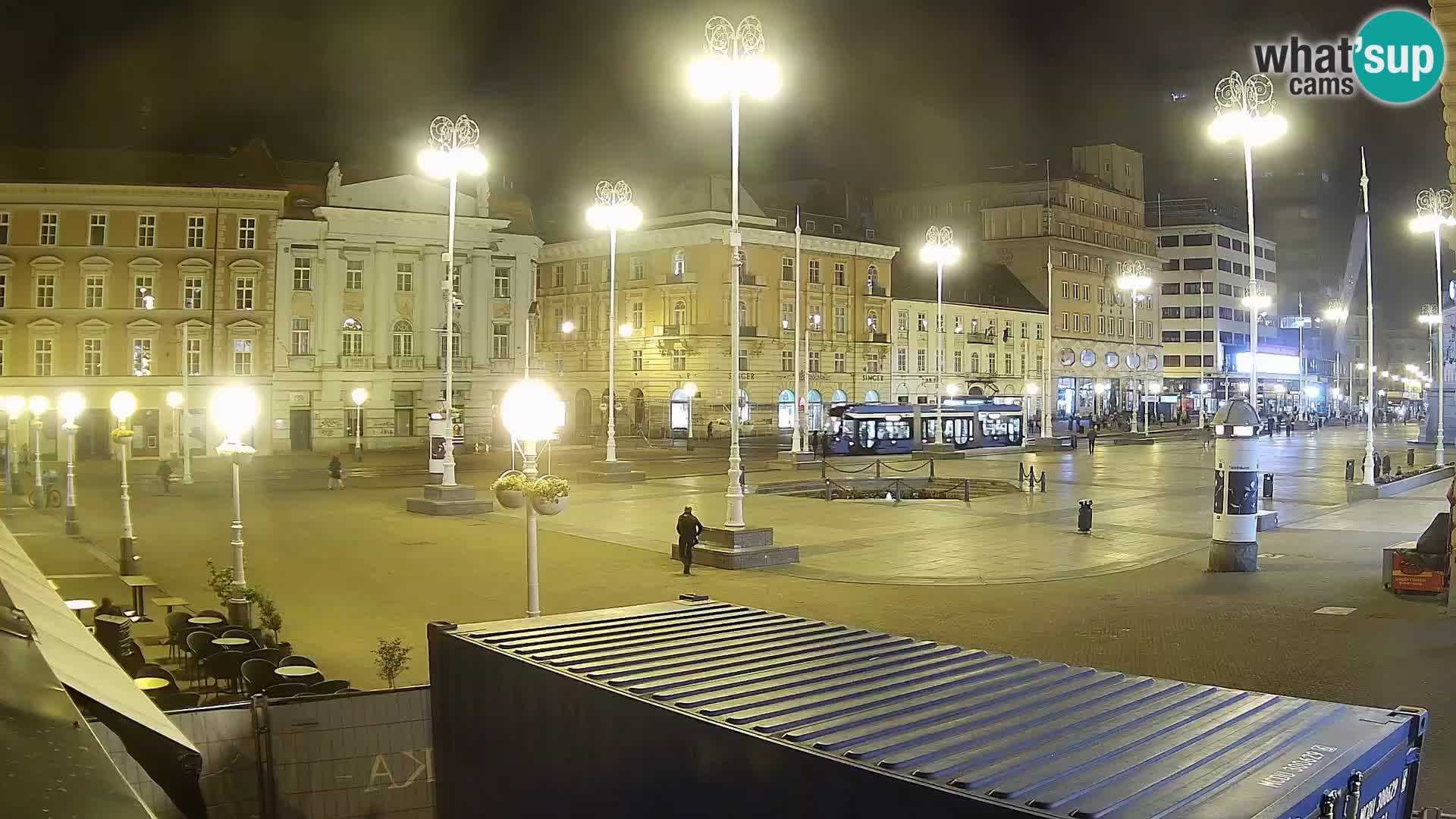 Zagreb spletna kamera trg Bana Jelačića