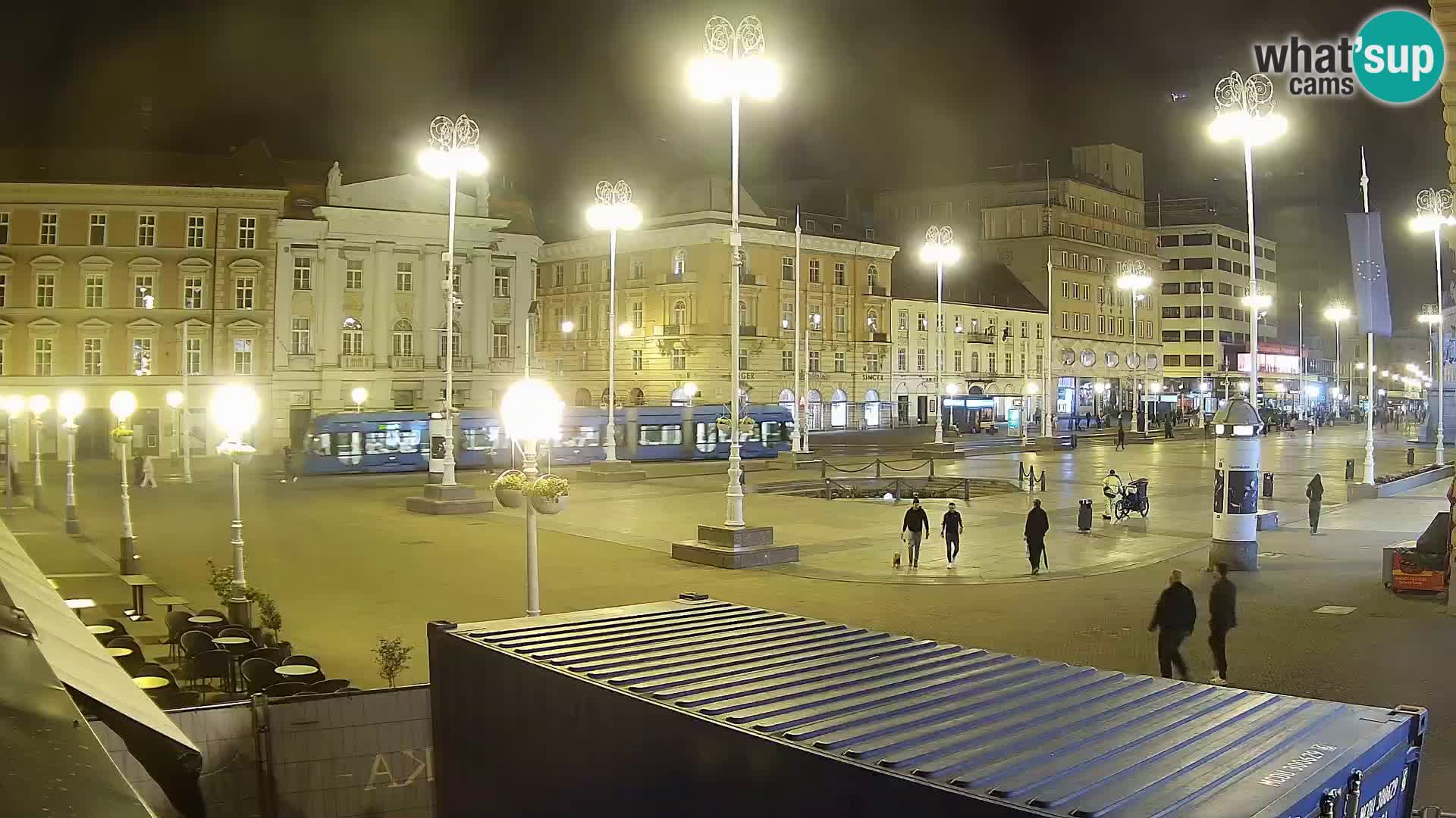 Zagreb web kamera trg Bana Jelačića