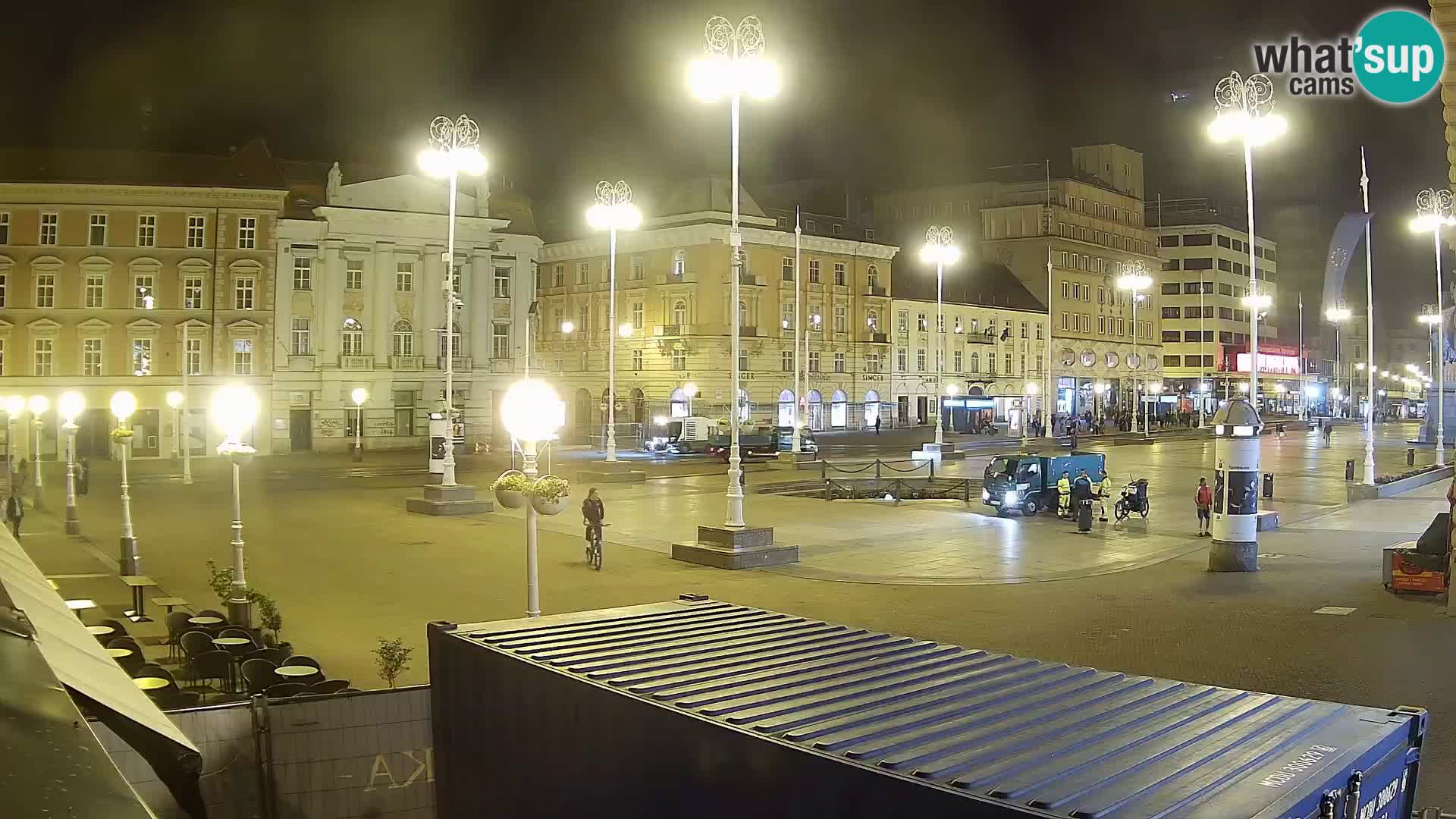 Zagreb web kamera trg Bana Jelačića