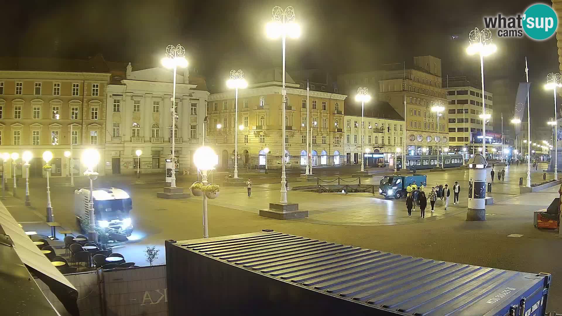 Zagreb camera en vivo plaza Bana Jelačić