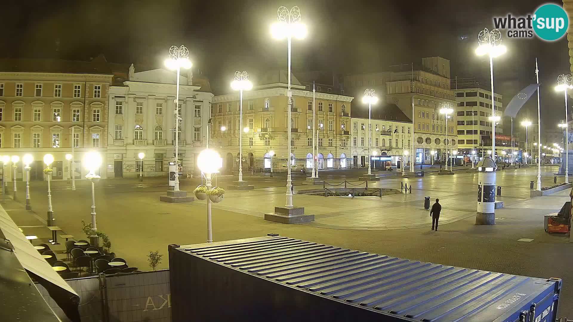 Zagreb web kamera trg Bana Jelačića