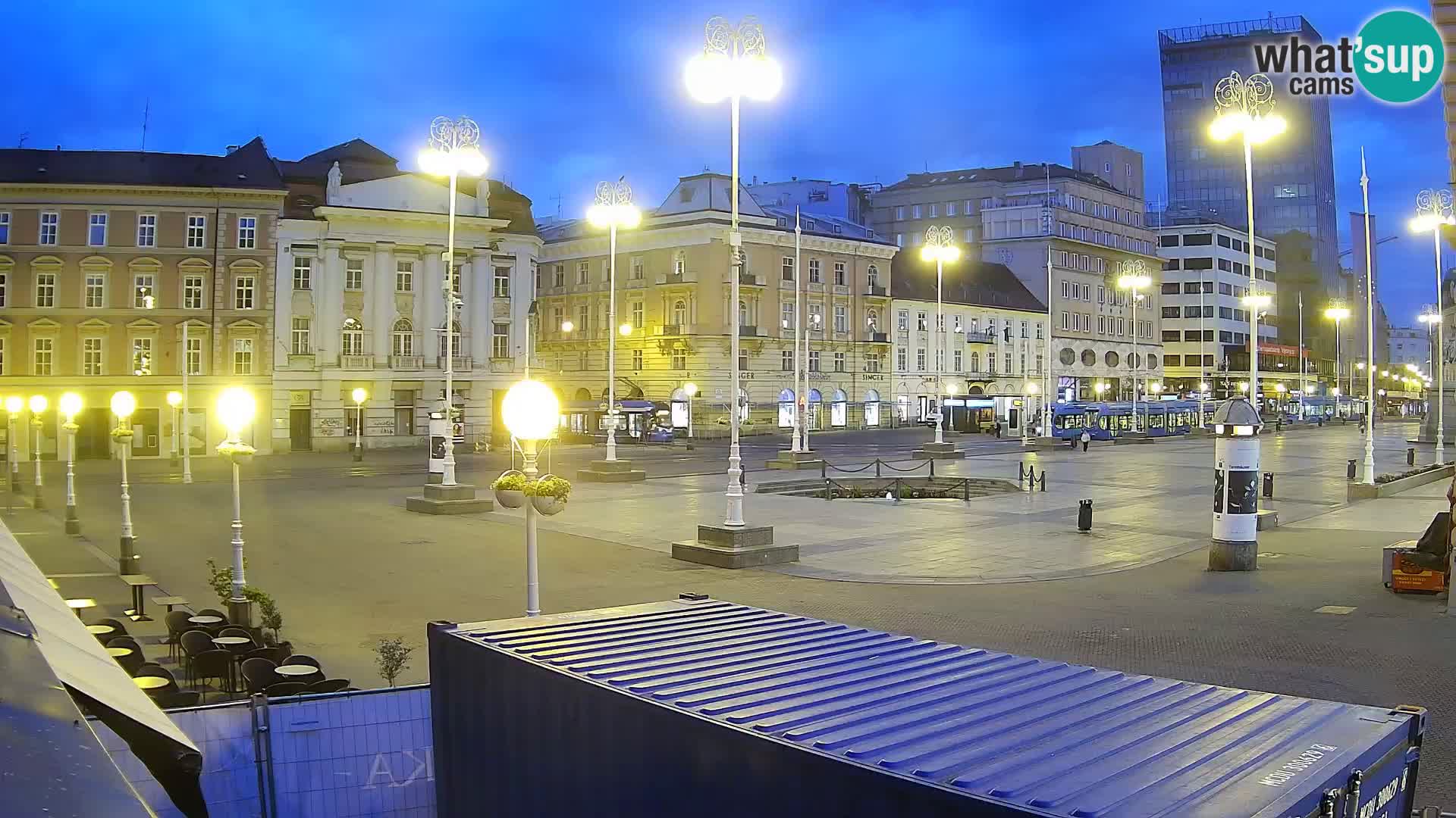 Zagreb camera en vivo plaza Bana Jelačić