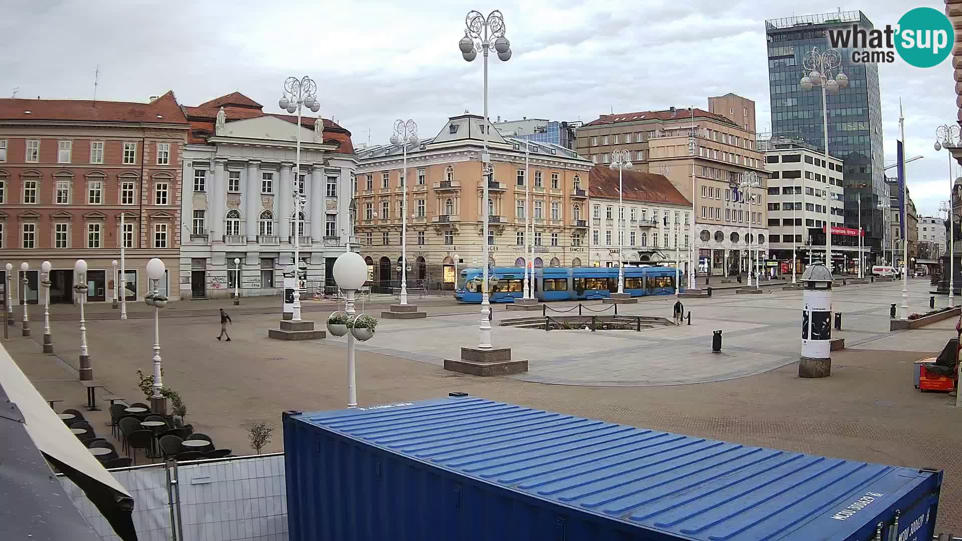 Zagreb camera en vivo plaza Bana Jelačić