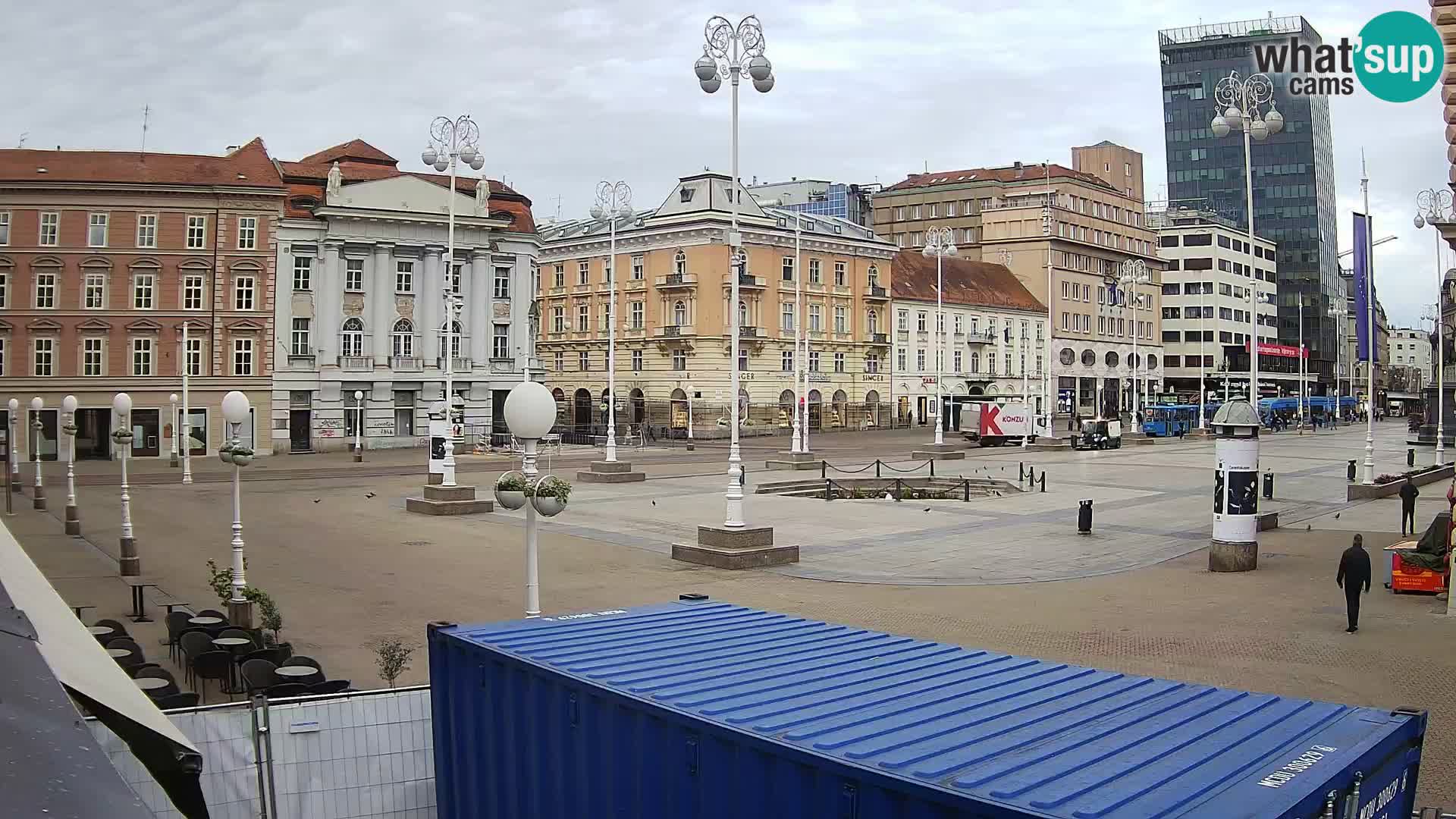 Zagreb camera en vivo plaza Bana Jelačić