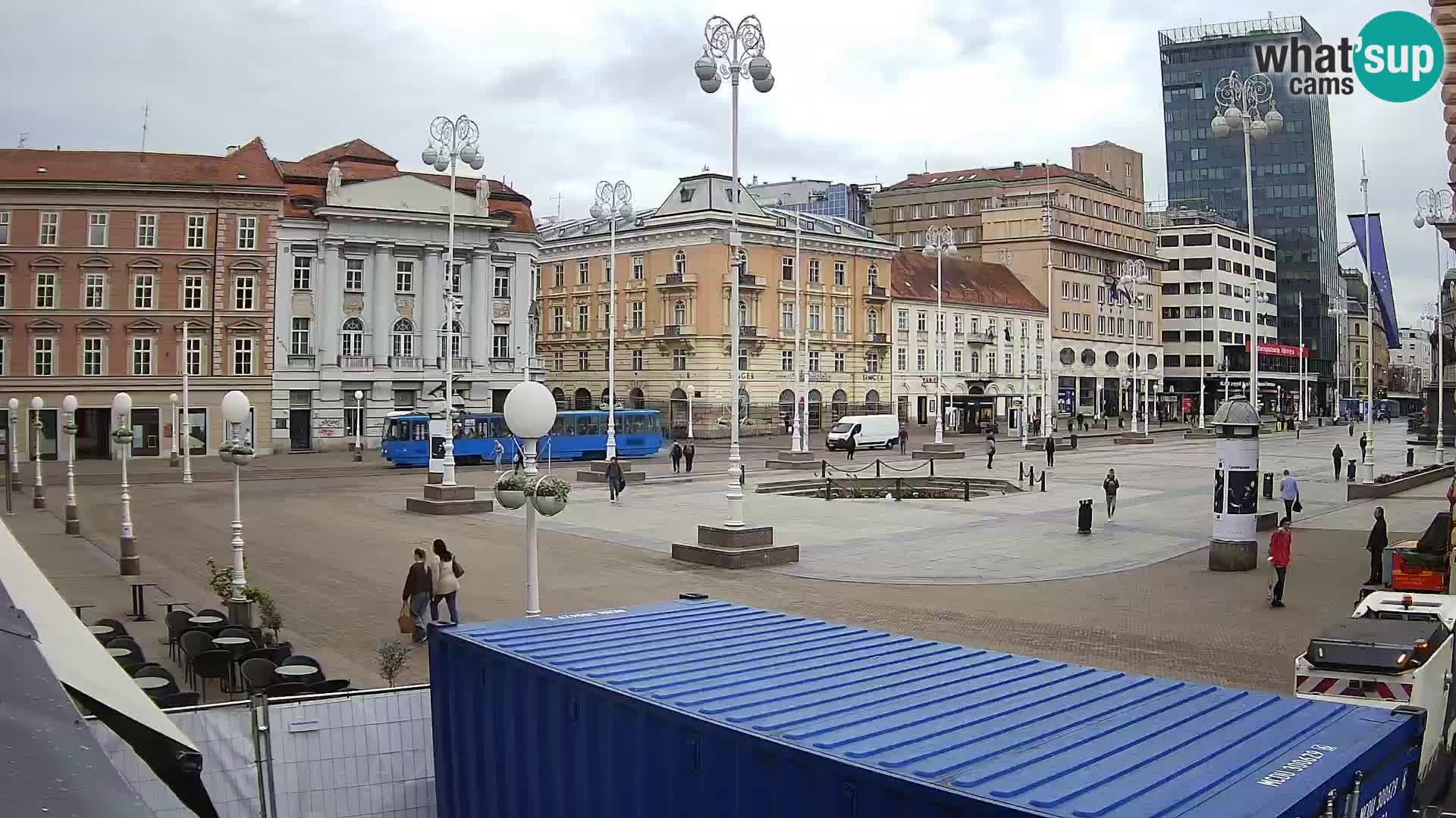 Zagabria Live Webcam piazza Bana Jelačić