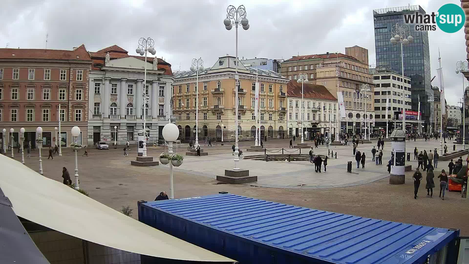 Zagreb Live Webcam Platz Bana Jelačić