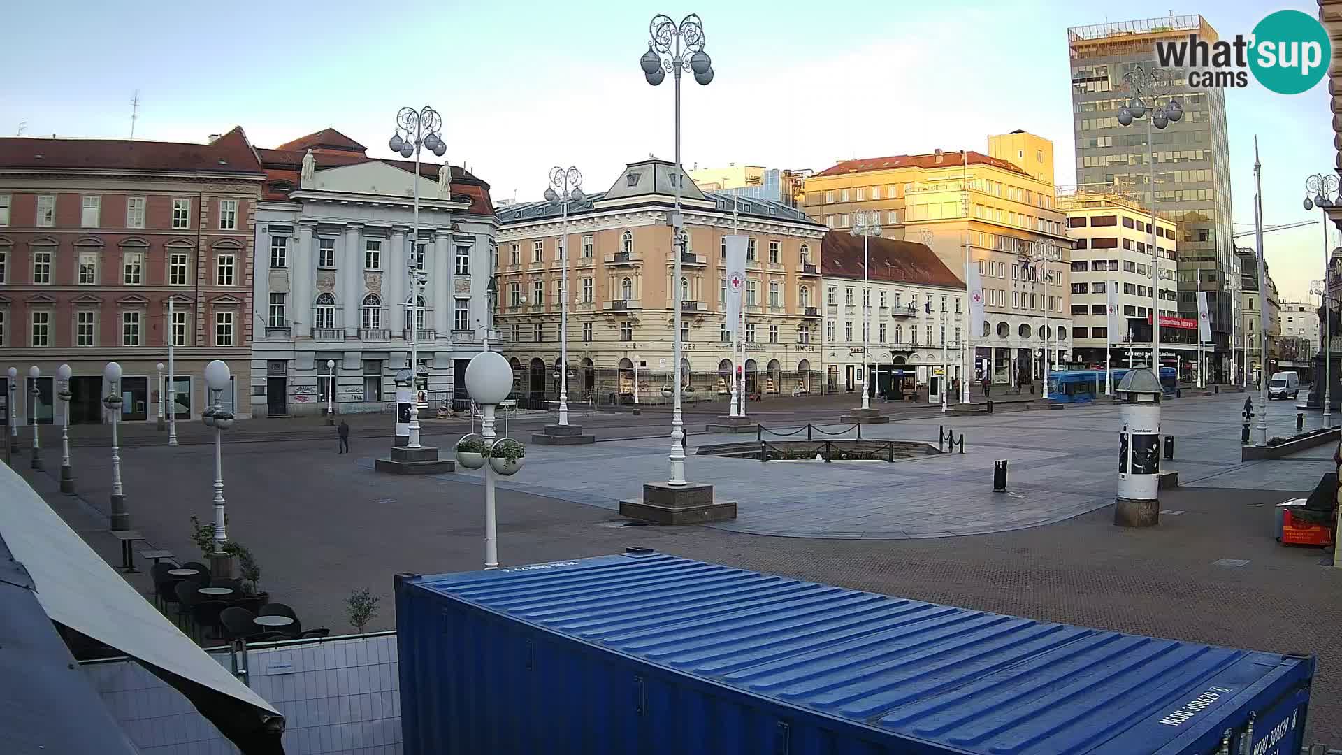 Zagabria Live Webcam piazza Bana Jelačić