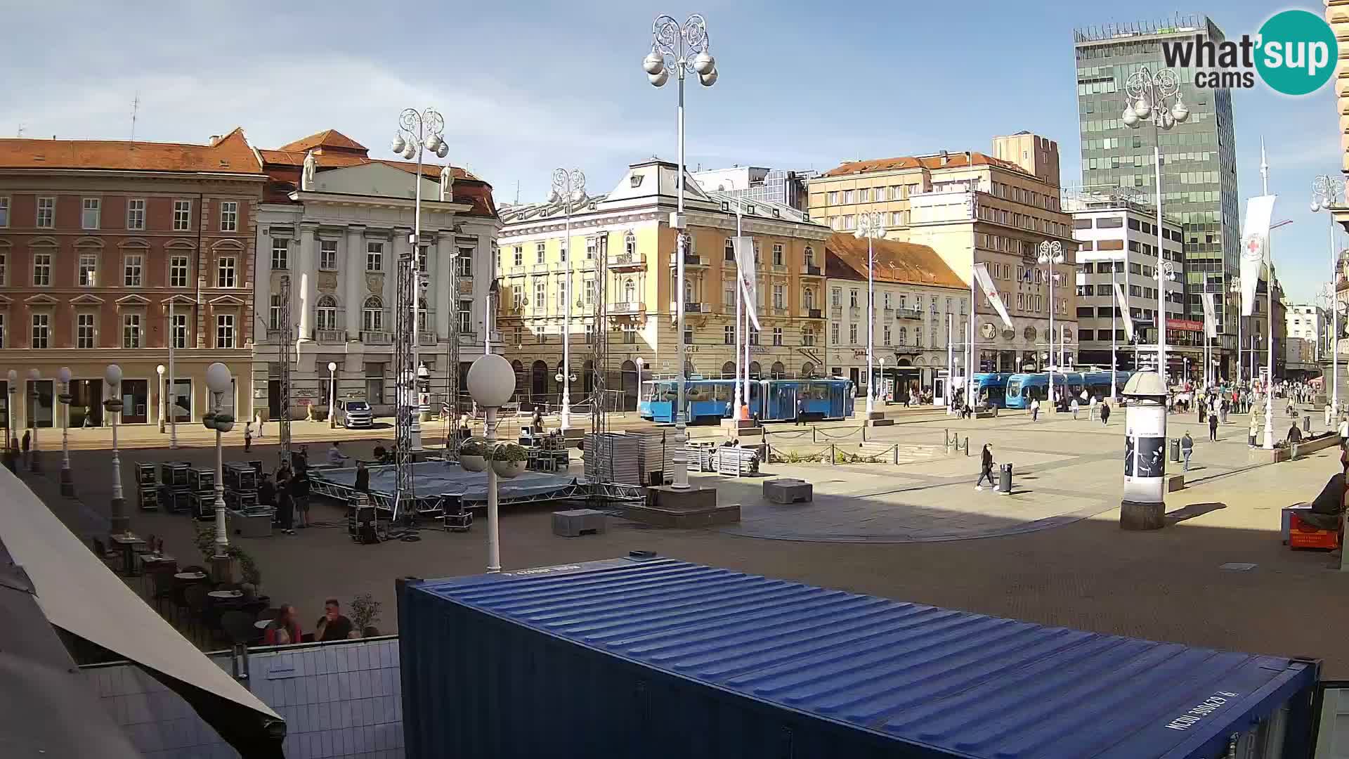 Zagabria Live Webcam piazza Bana Jelačić