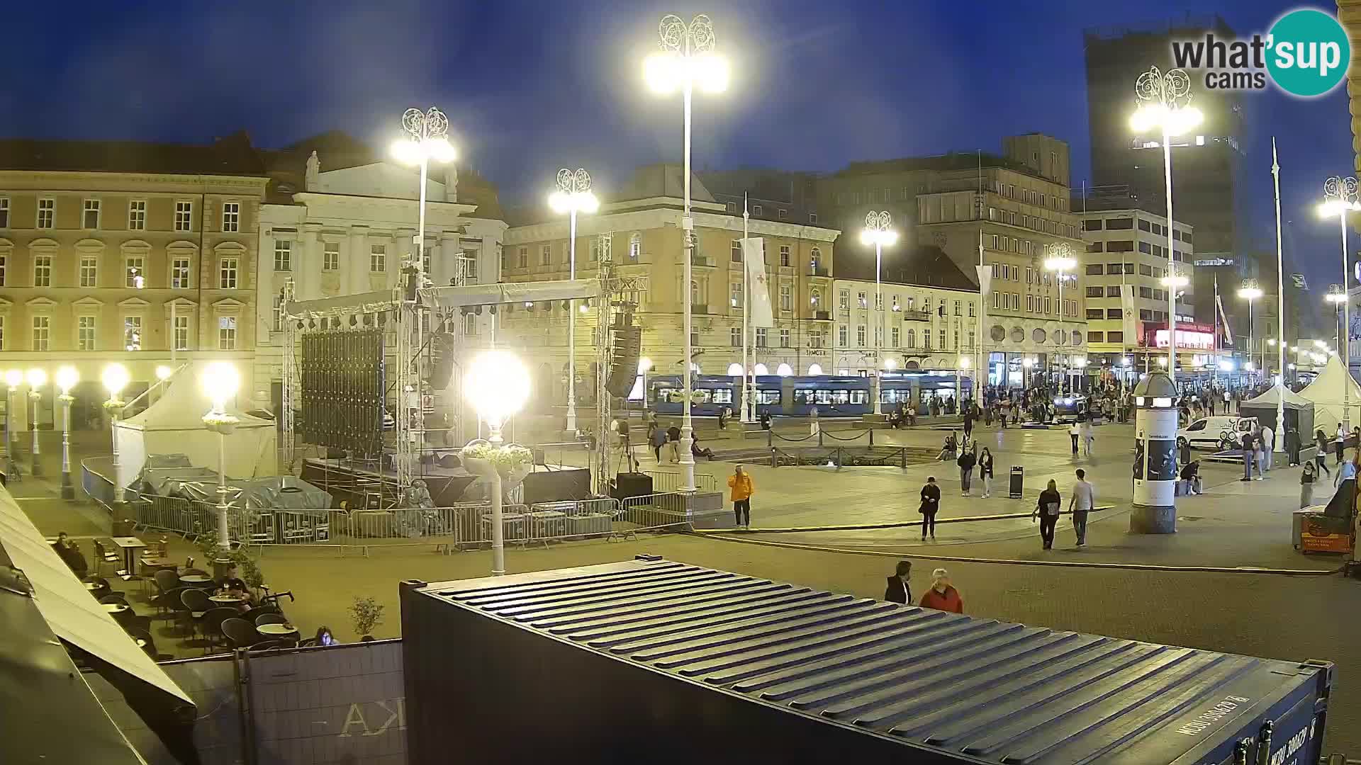 Zagabria Live Webcam piazza Bana Jelačić
