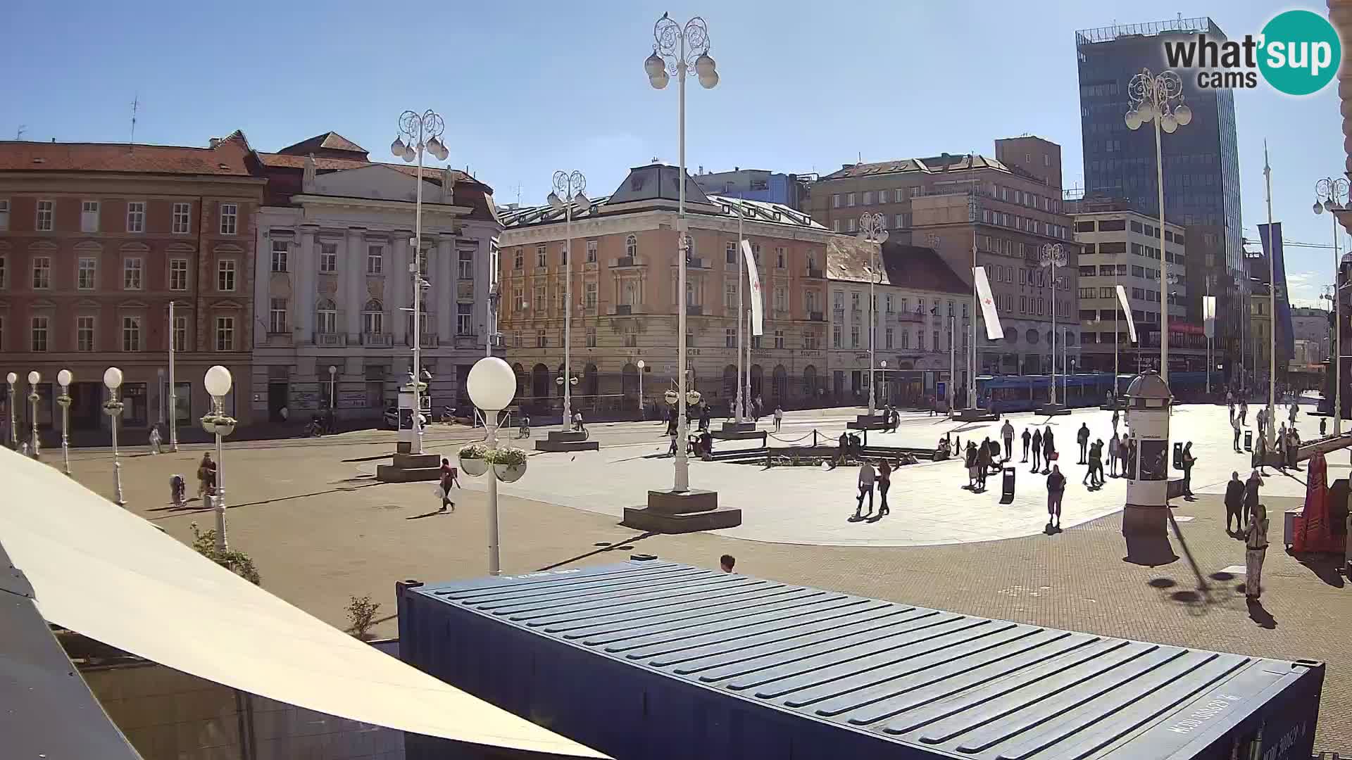 Zagabria Live Webcam piazza Bana Jelačić