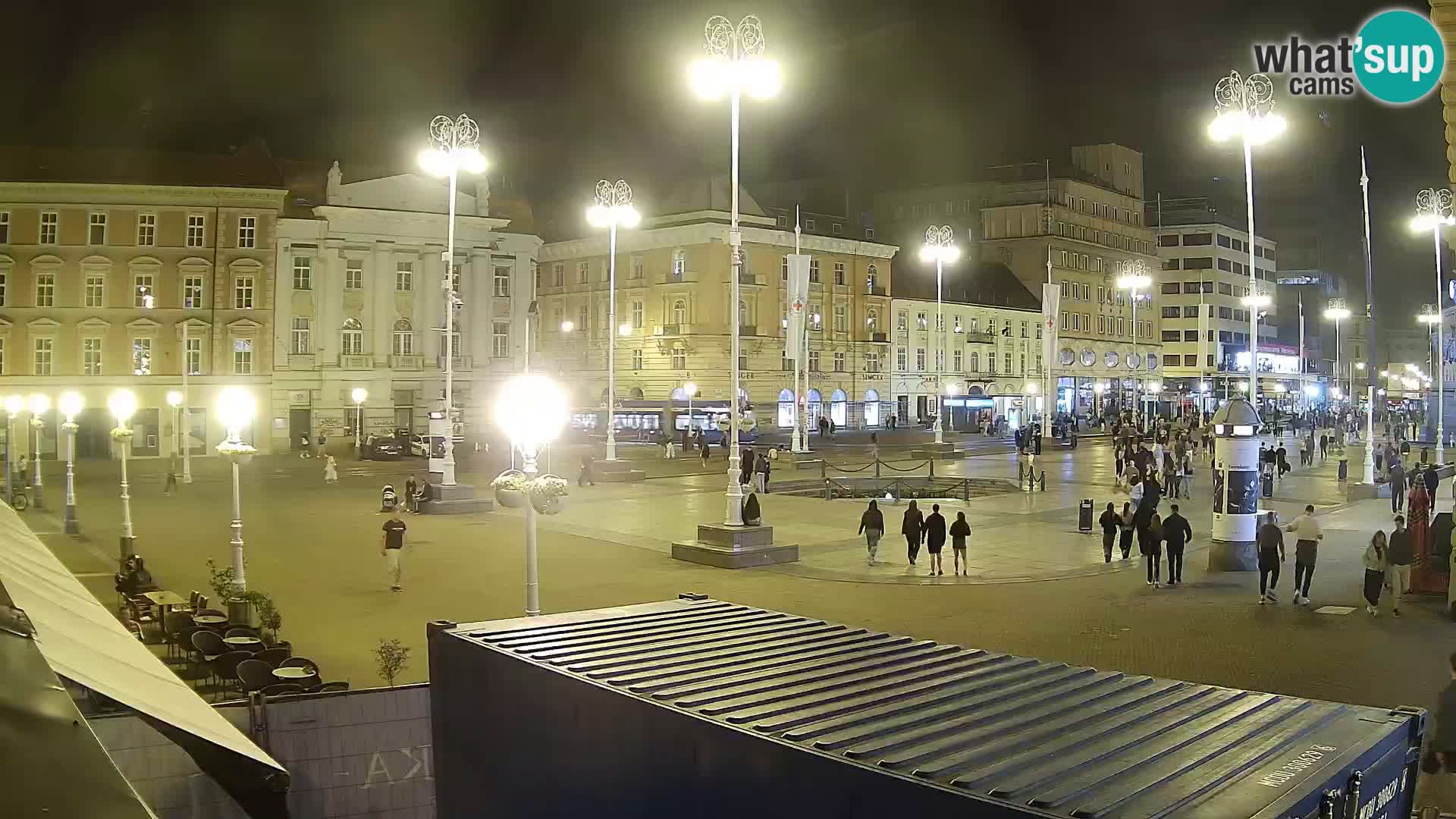 Zagreb camera en vivo plaza Bana Jelačić