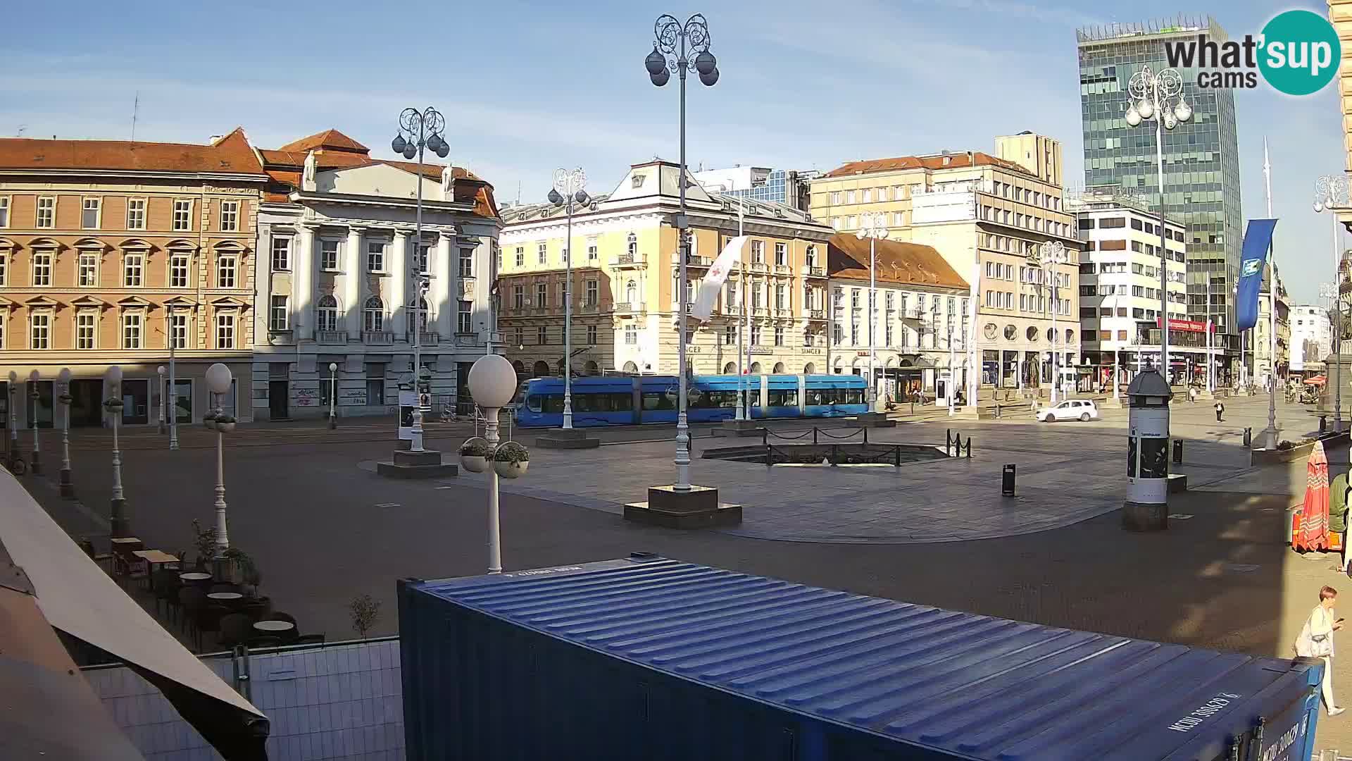 Zagreb Live Webcam Platz Bana Jelačić