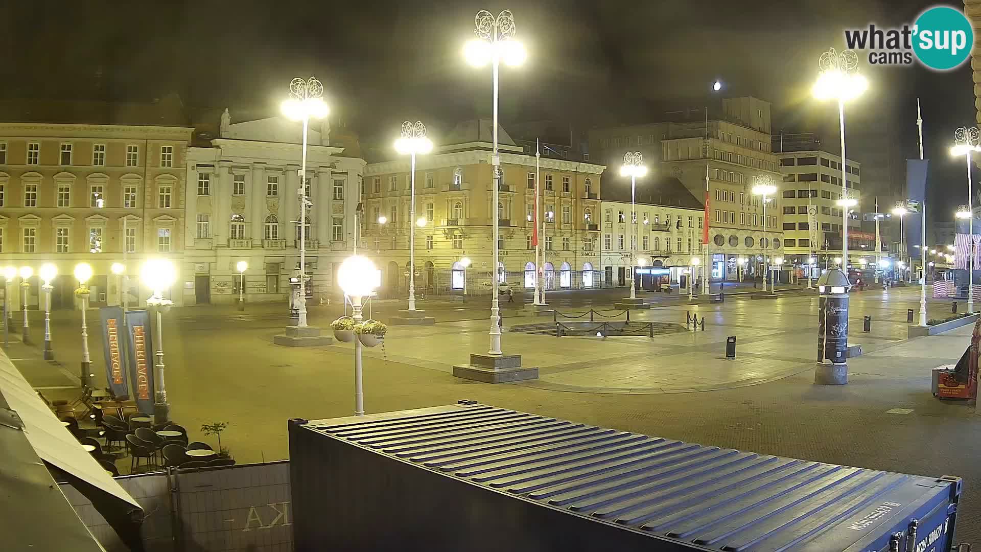 Zagreb web kamera trg Bana Jelačića