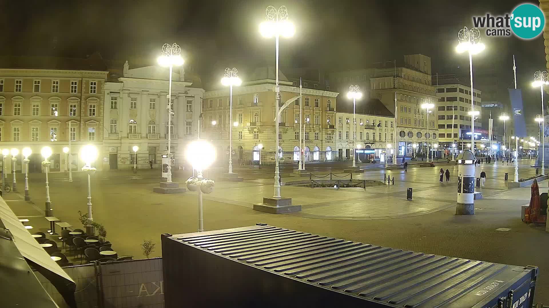 Zagreb camera en vivo plaza Bana Jelačić