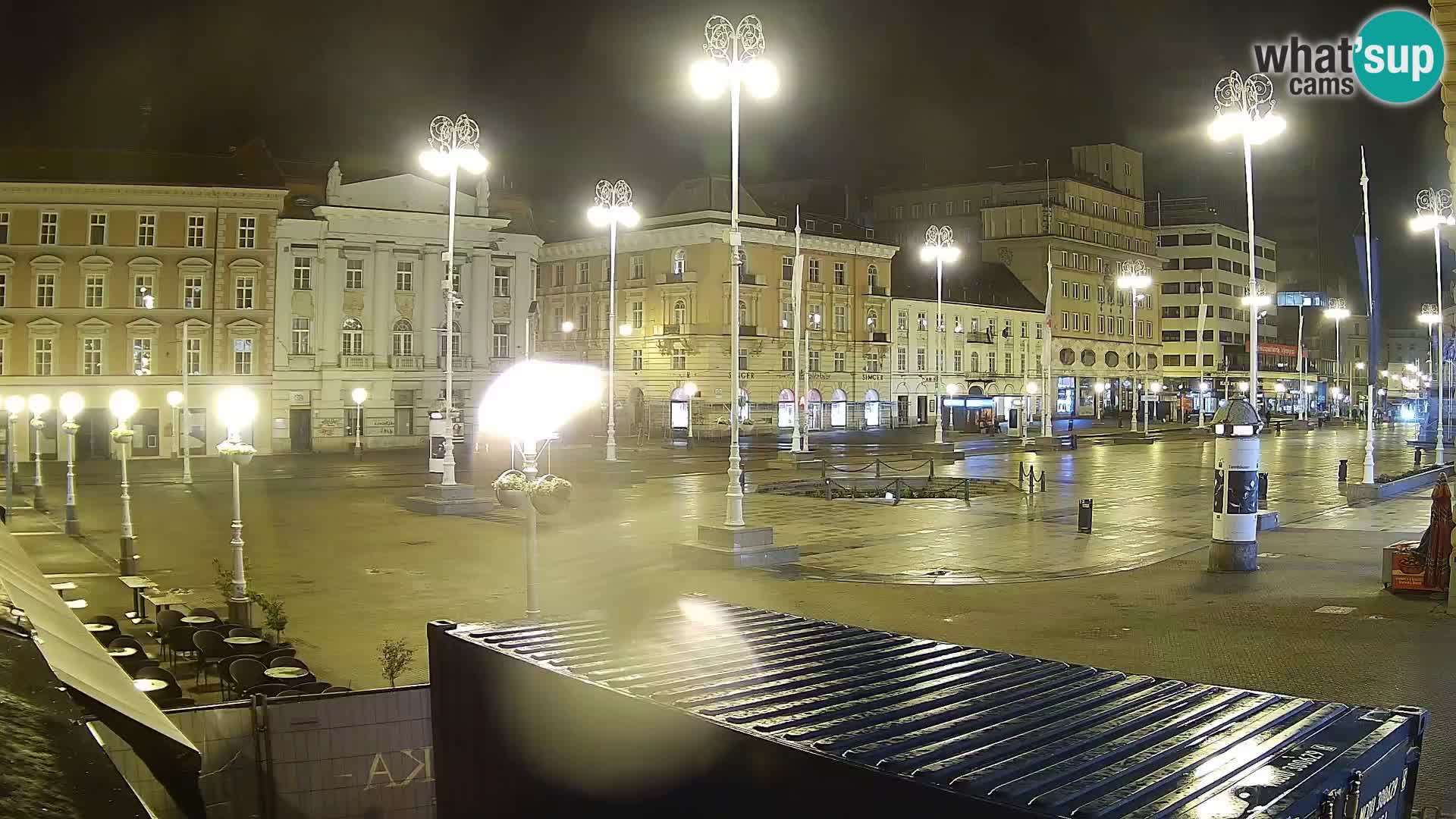 Zagreb web kamera trg Bana Jelačića
