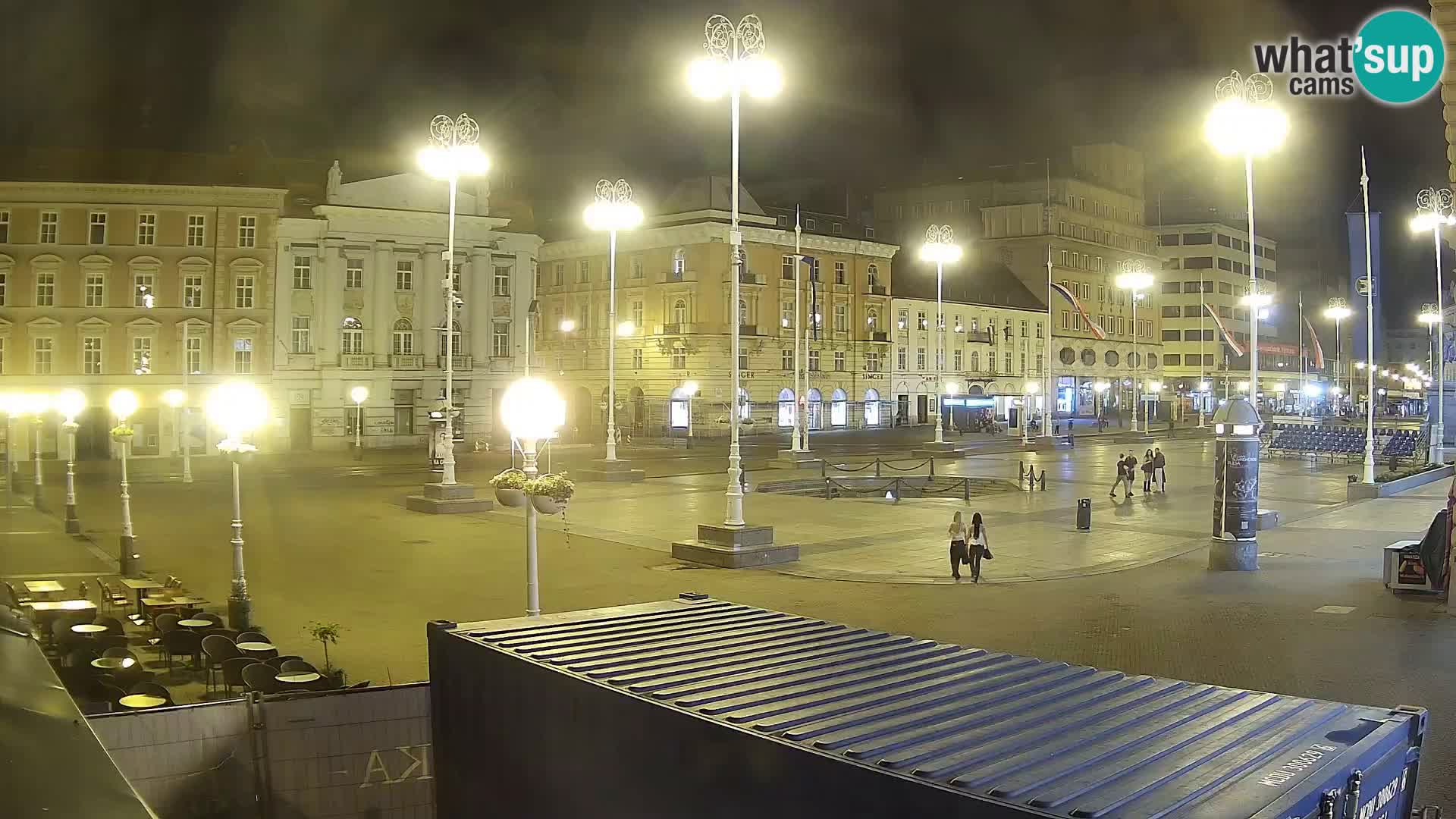 Zagabria Live Webcam piazza Bana Jelačić