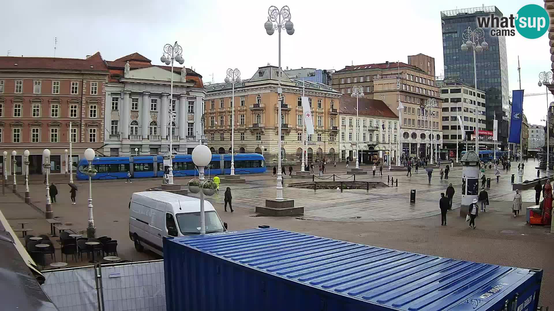 Zagreb Live Webcam Platz Bana Jelačić