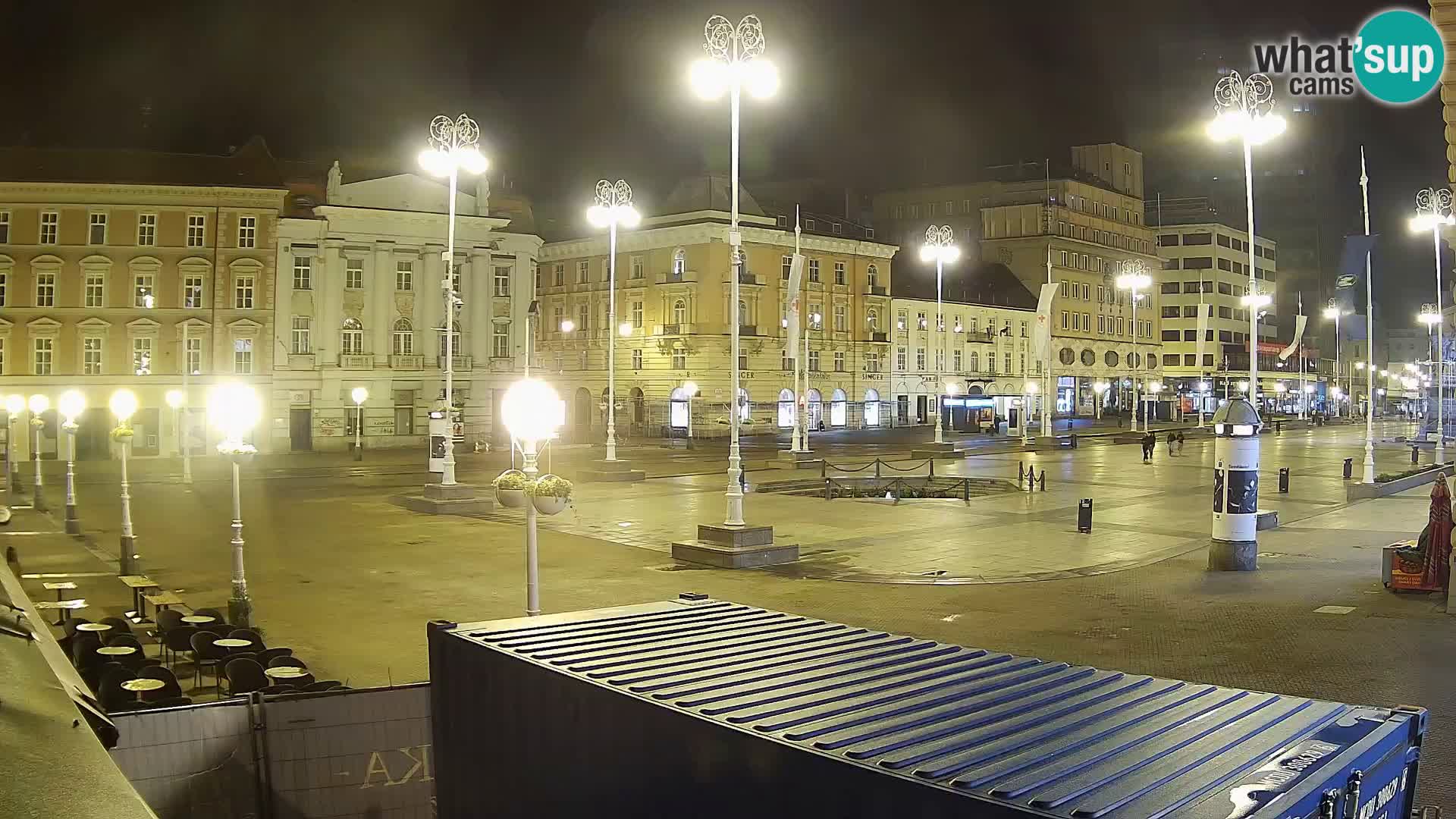 Zagreb web kamera trg Bana Jelačića