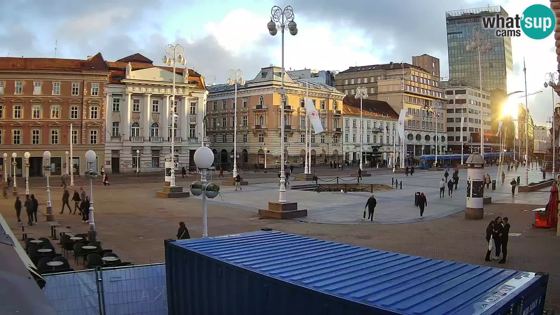 Zagreb Live Webcam Platz Bana Jelačić