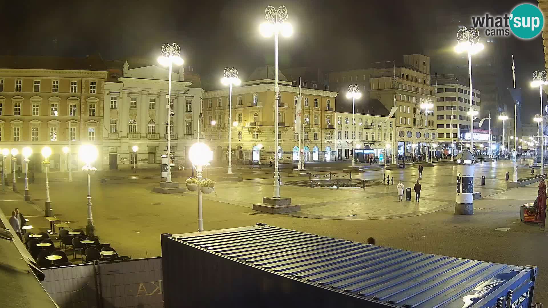 Zagreb Live Webcam Platz Bana Jelačić