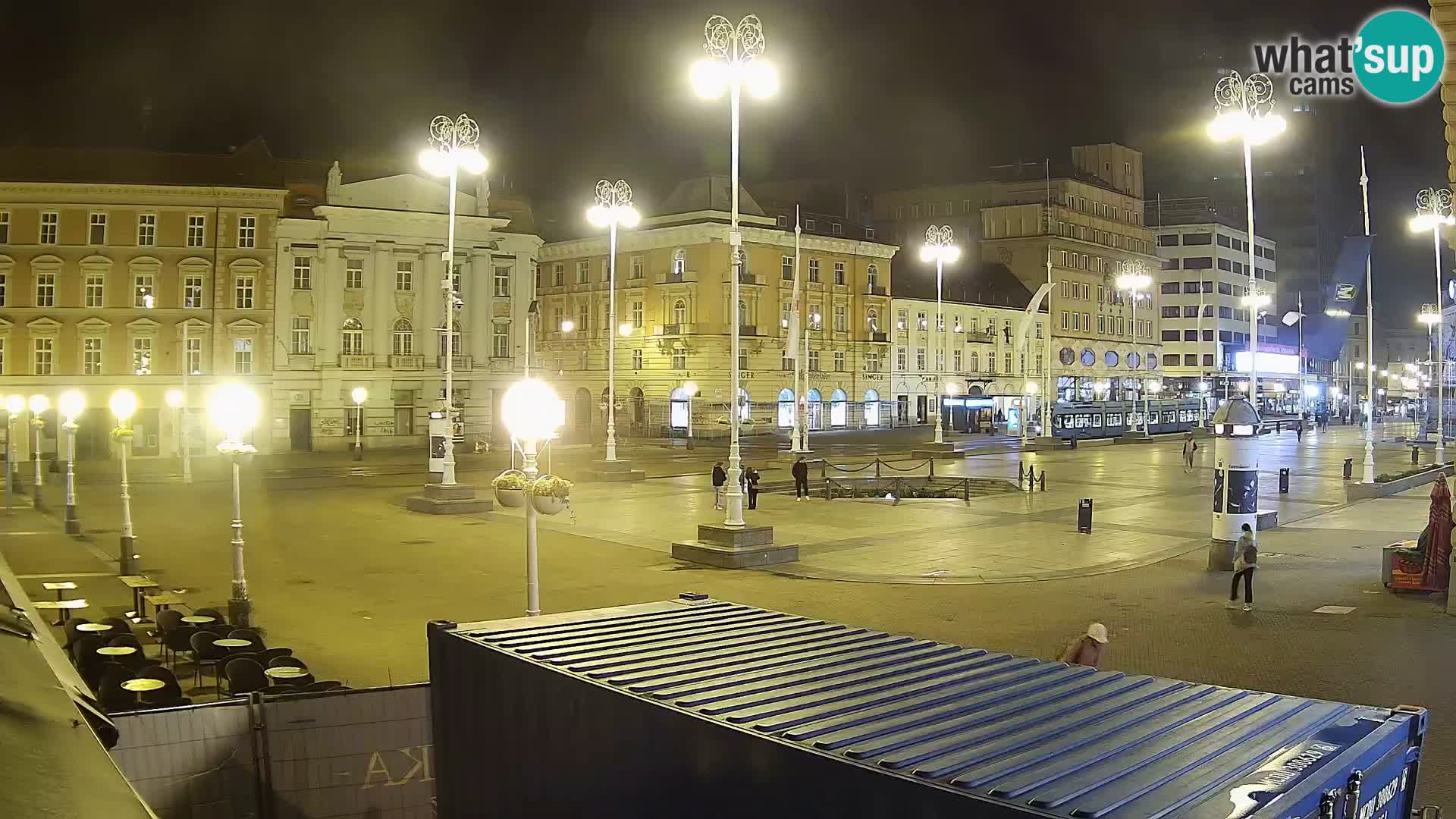 Zagreb web kamera trg Bana Jelačića