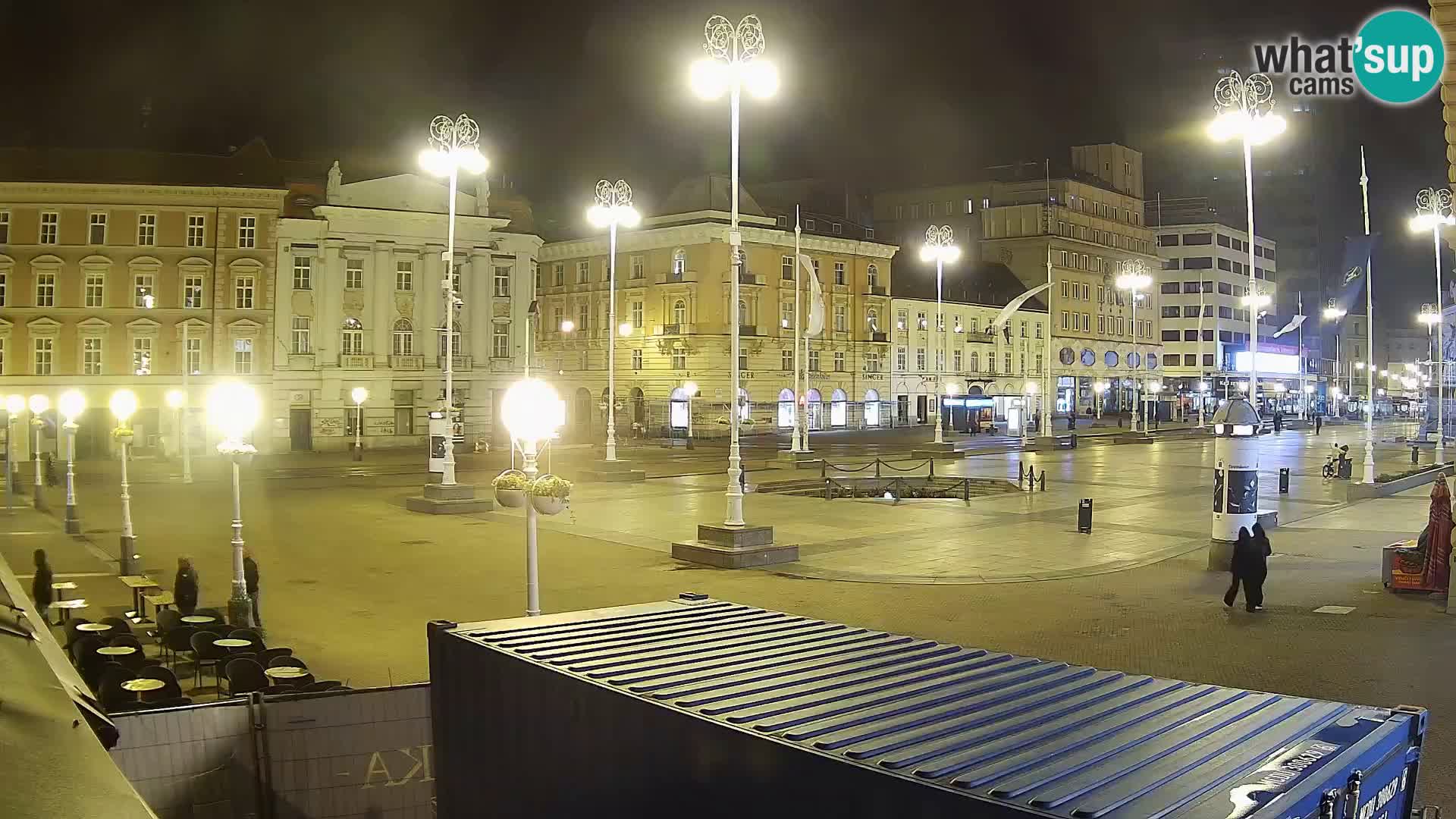 Zagreb web kamera trg Bana Jelačića
