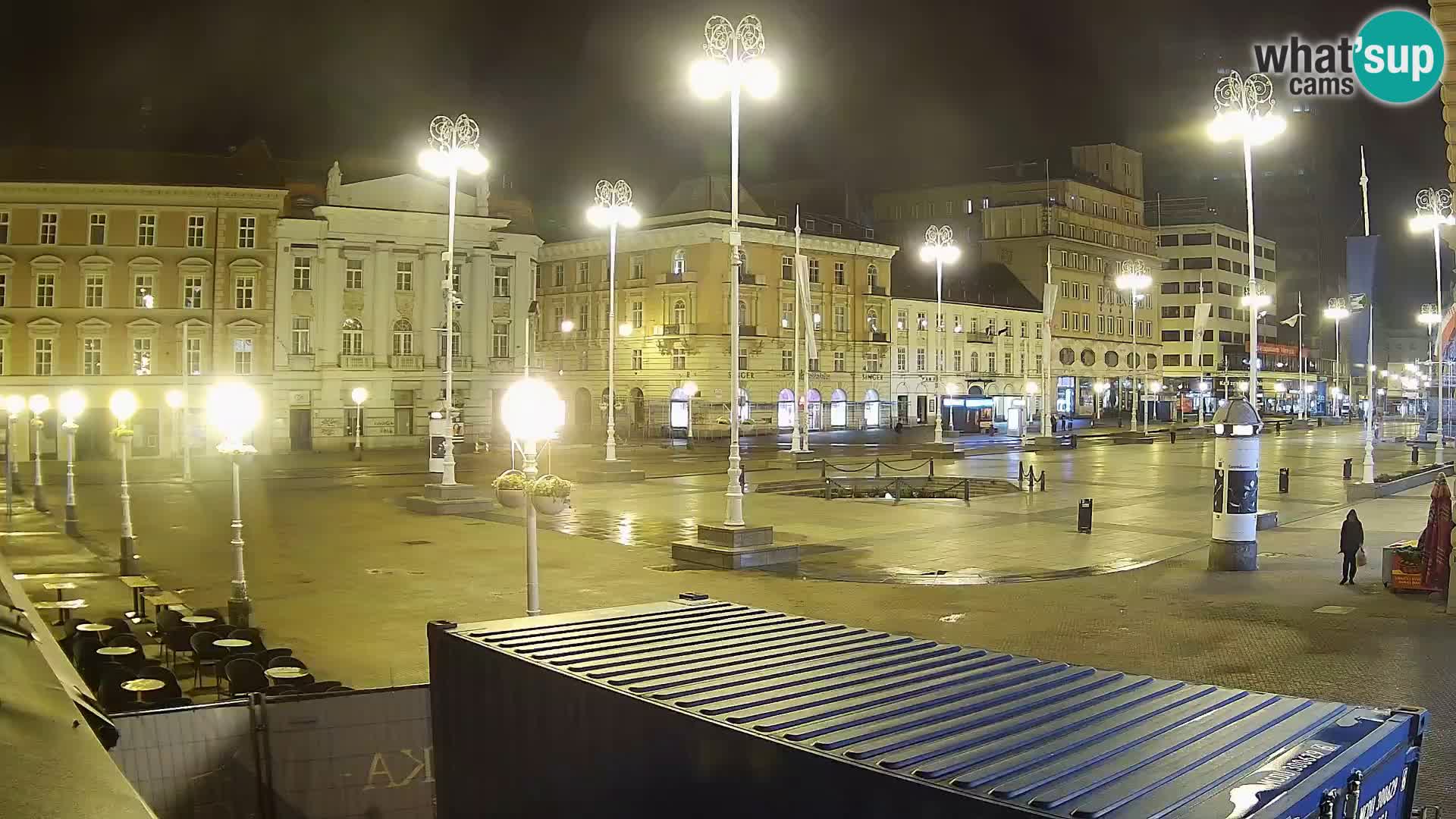 Zagreb web kamera trg Bana Jelačića